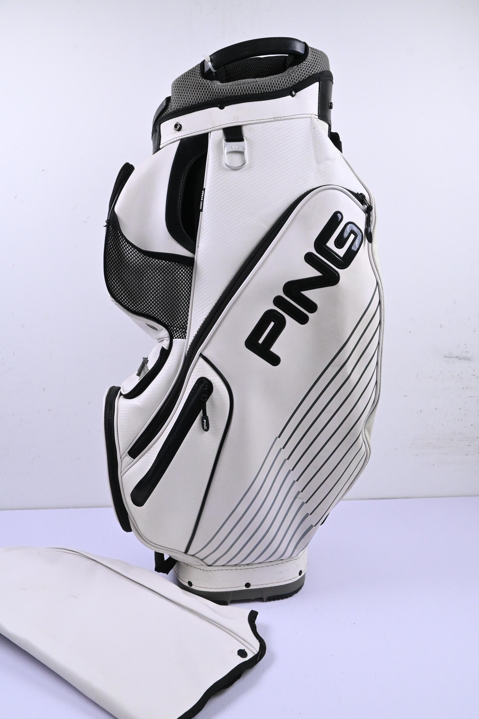 Ping Cart Bag / 14-Way Divider / White & Black