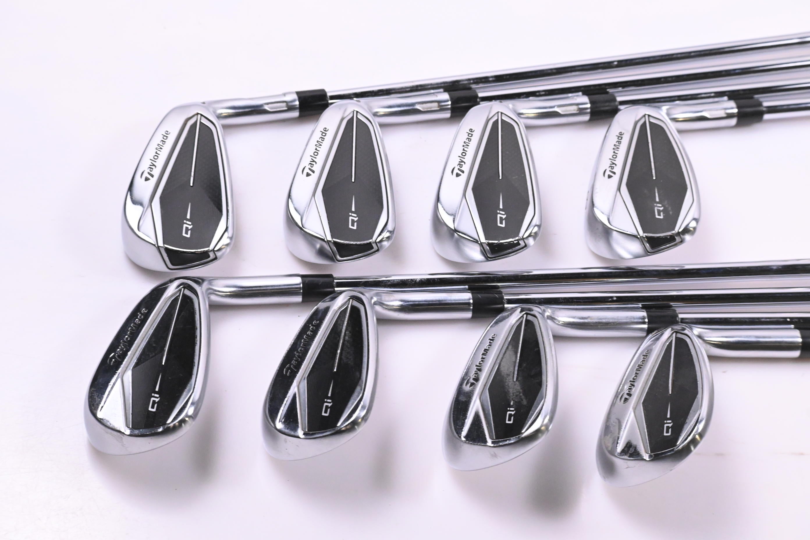 Taylormade Qi Irons / 5-PW+GW+SW / Regular Flex KBS MAX MT 85 Shafts