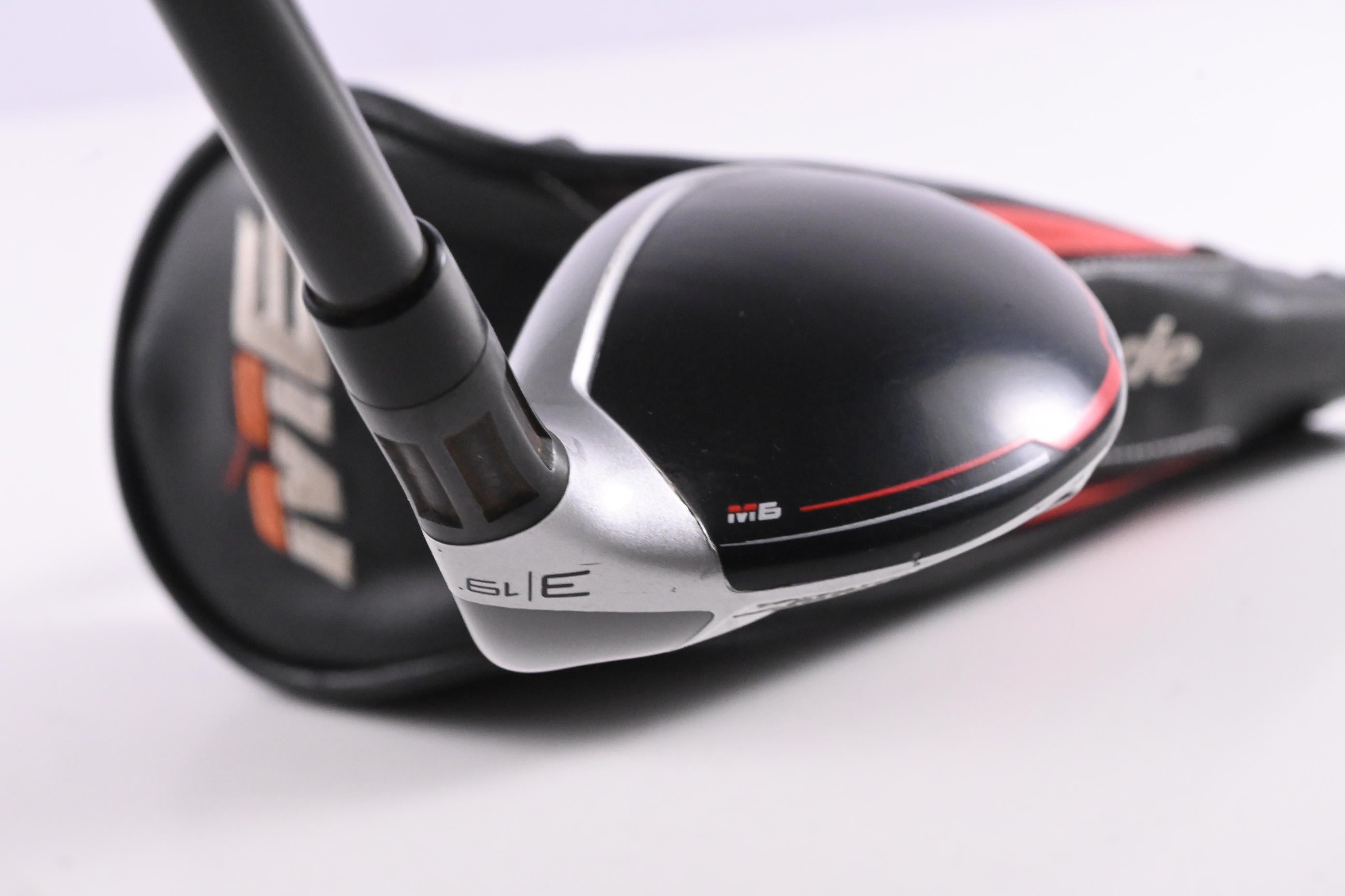 Taylormade M6 #3 Hybrid / 19 Degree / Stiff Flex Fujikura Atmos Orange 7 Shaft