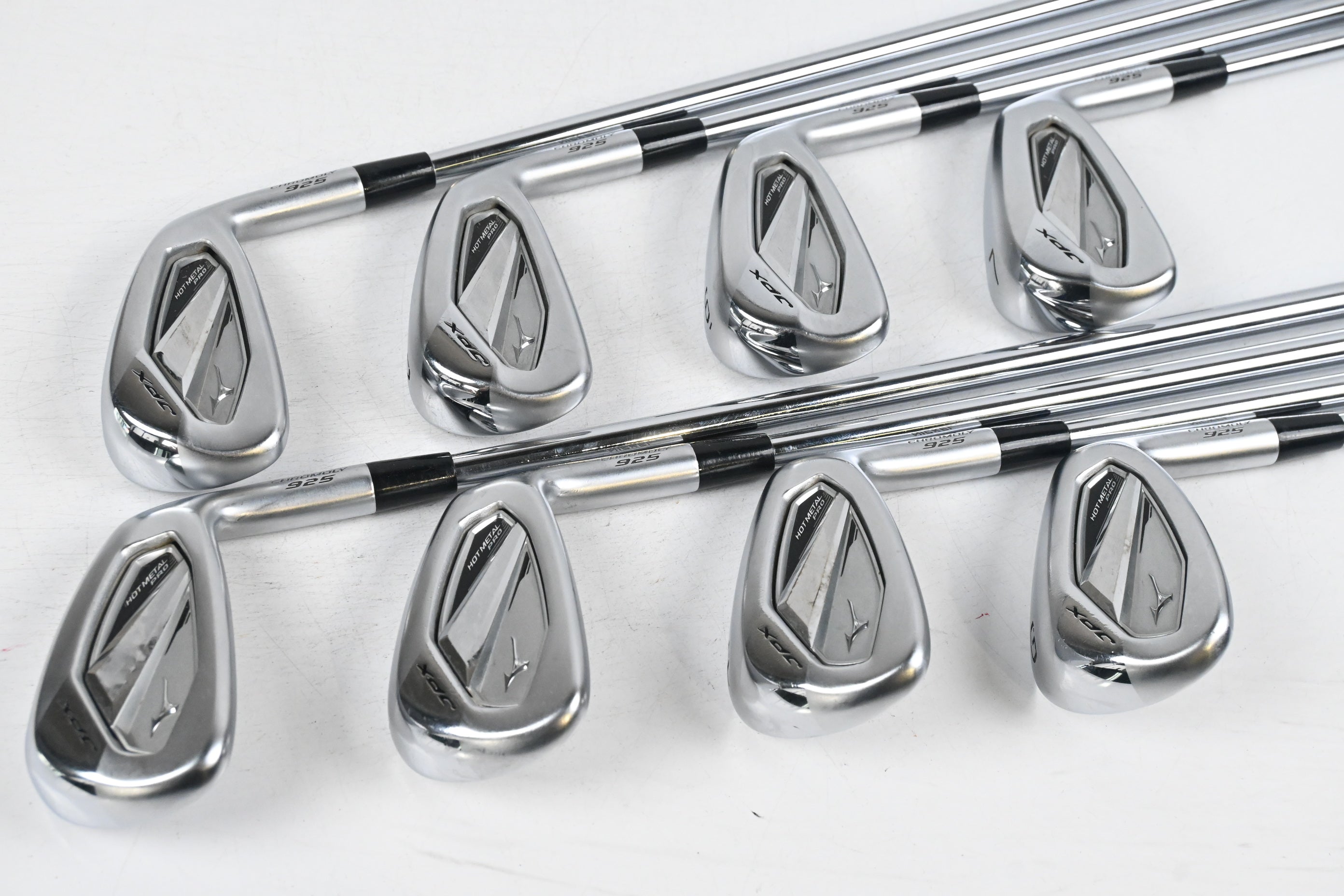 Mizuno JPX 925 Hot Metal Pro Irons / 4-PW+GW / Stiff Flex Project X LZ 120 Shafts