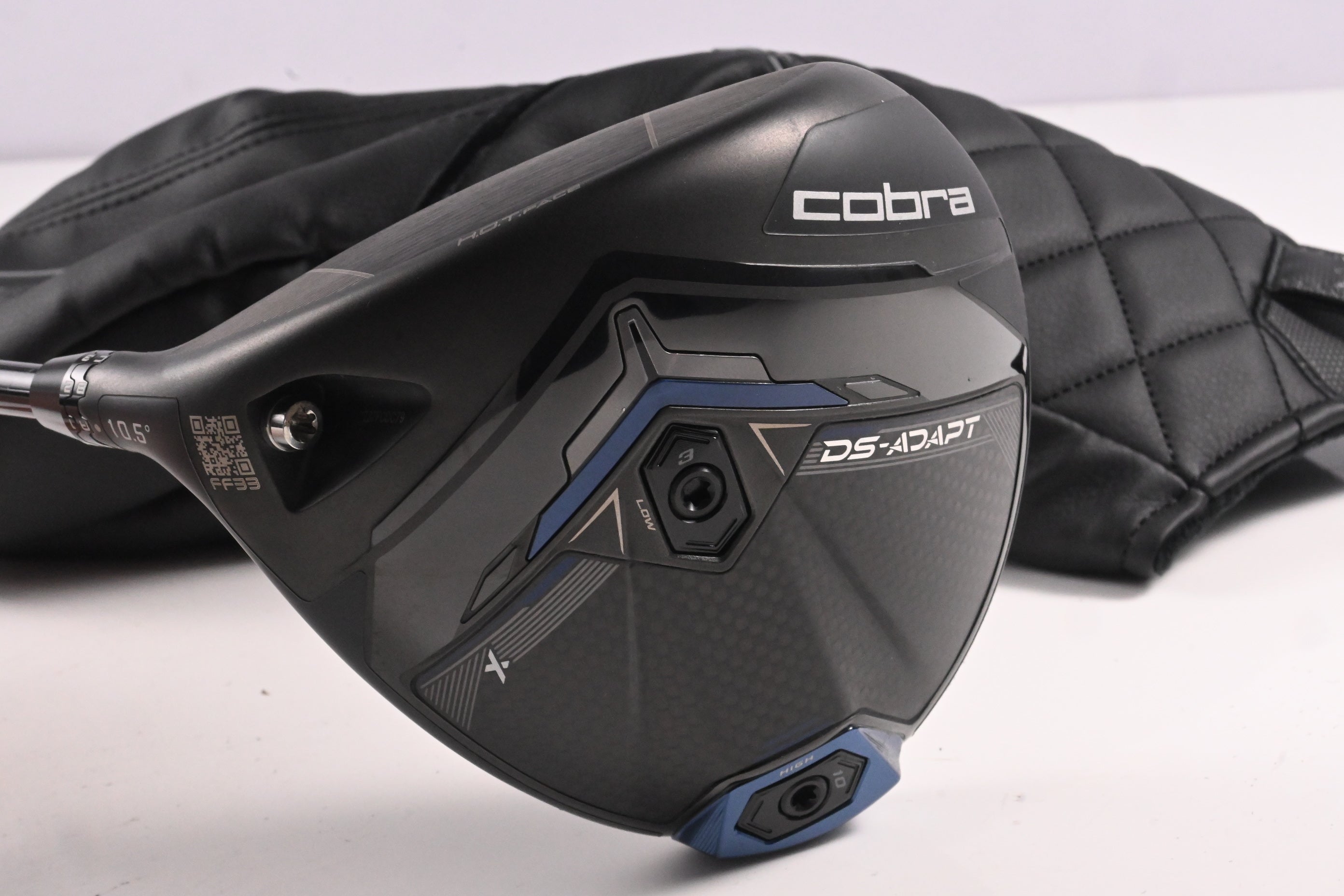 Left Hand Cobra DS-Adapt X Driver / 10.5 Degree / X-Flex Denali Black 60 Shaft