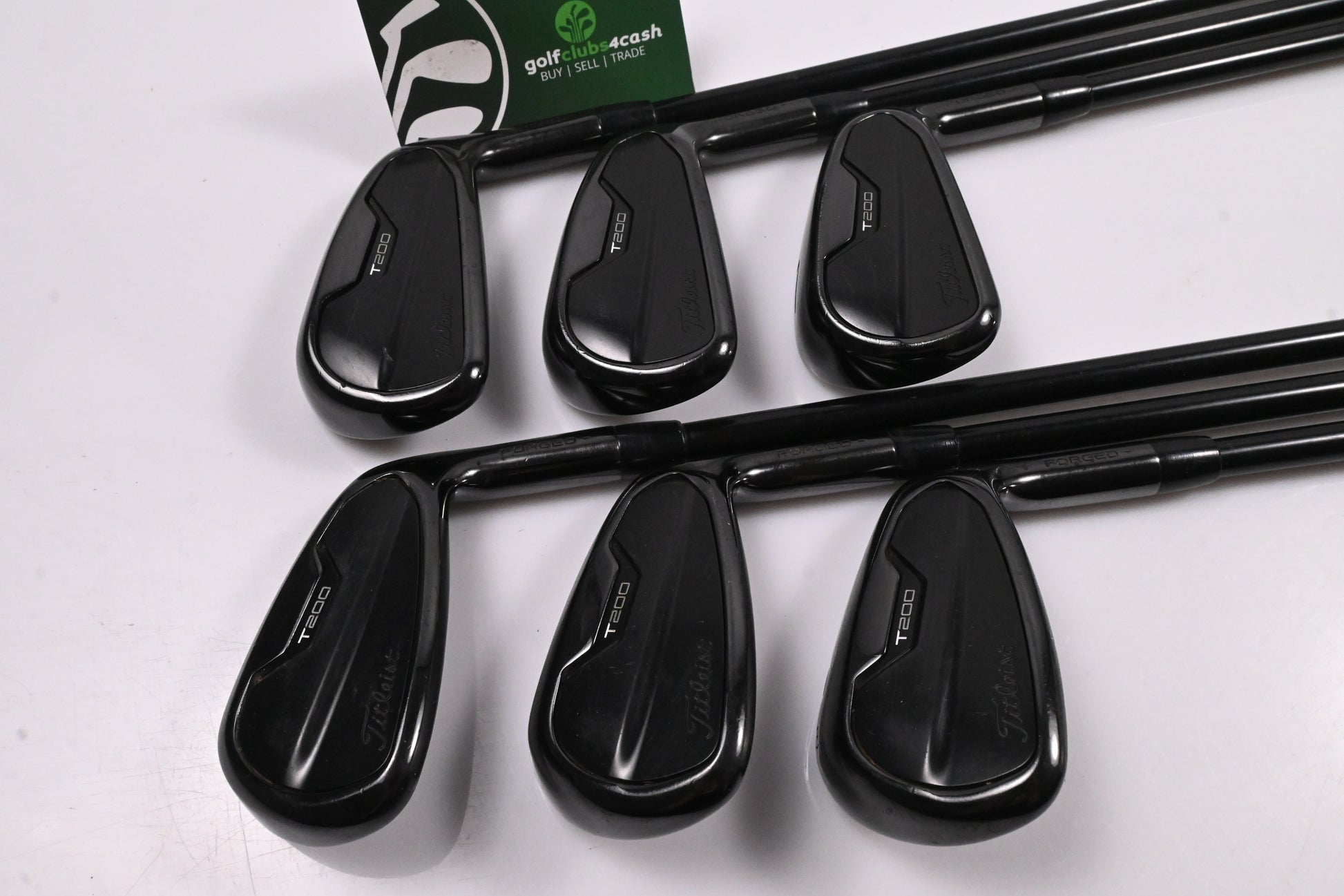 Titleist T200 Ltd Edition Black Irons / 5-PW / Senior Flex Tensei AV Red AM(2)