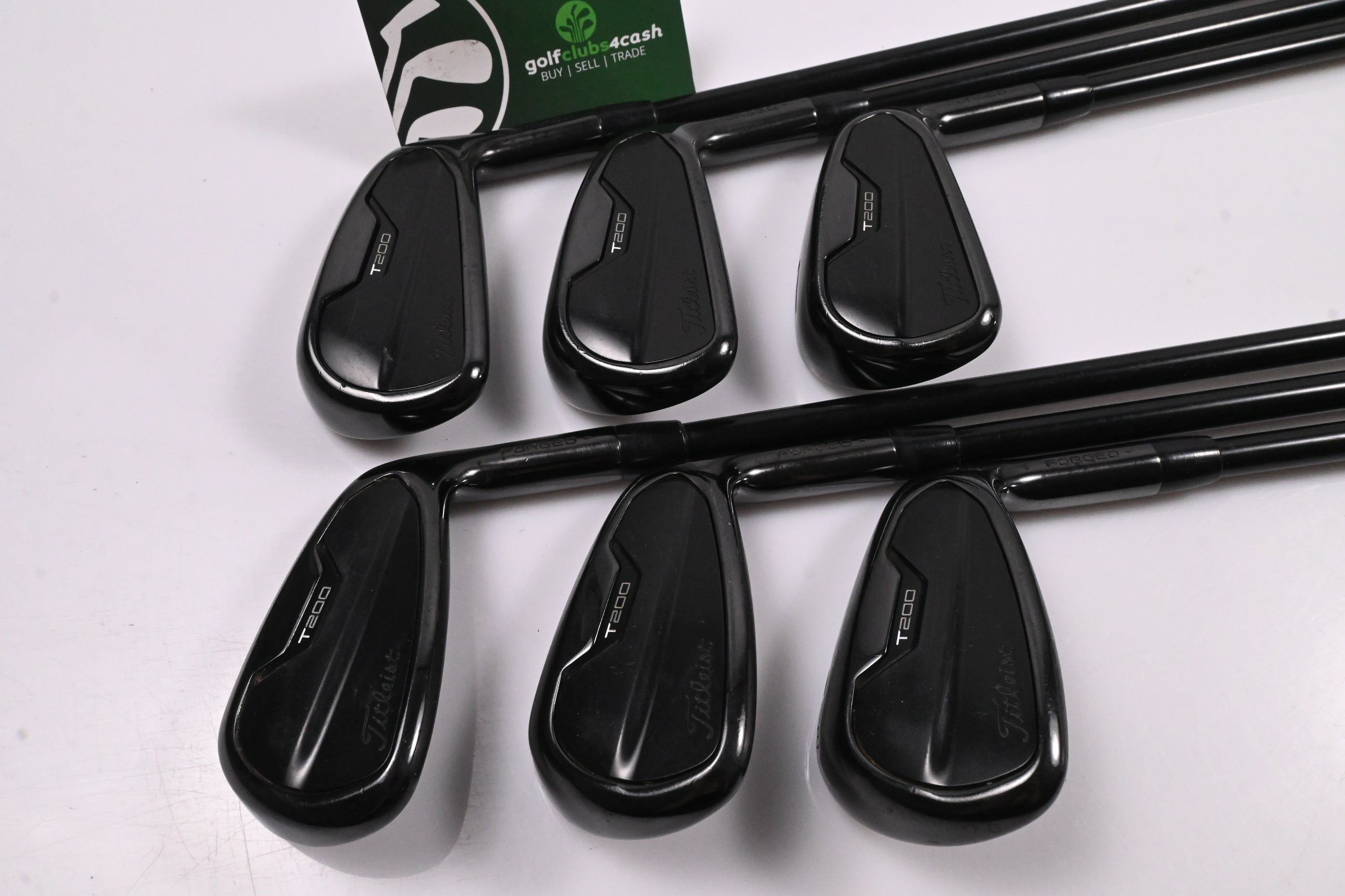 Titleist T200 Ltd Edition Black Irons / 5-PW / Senior Flex Tensei AV Red AM(2)