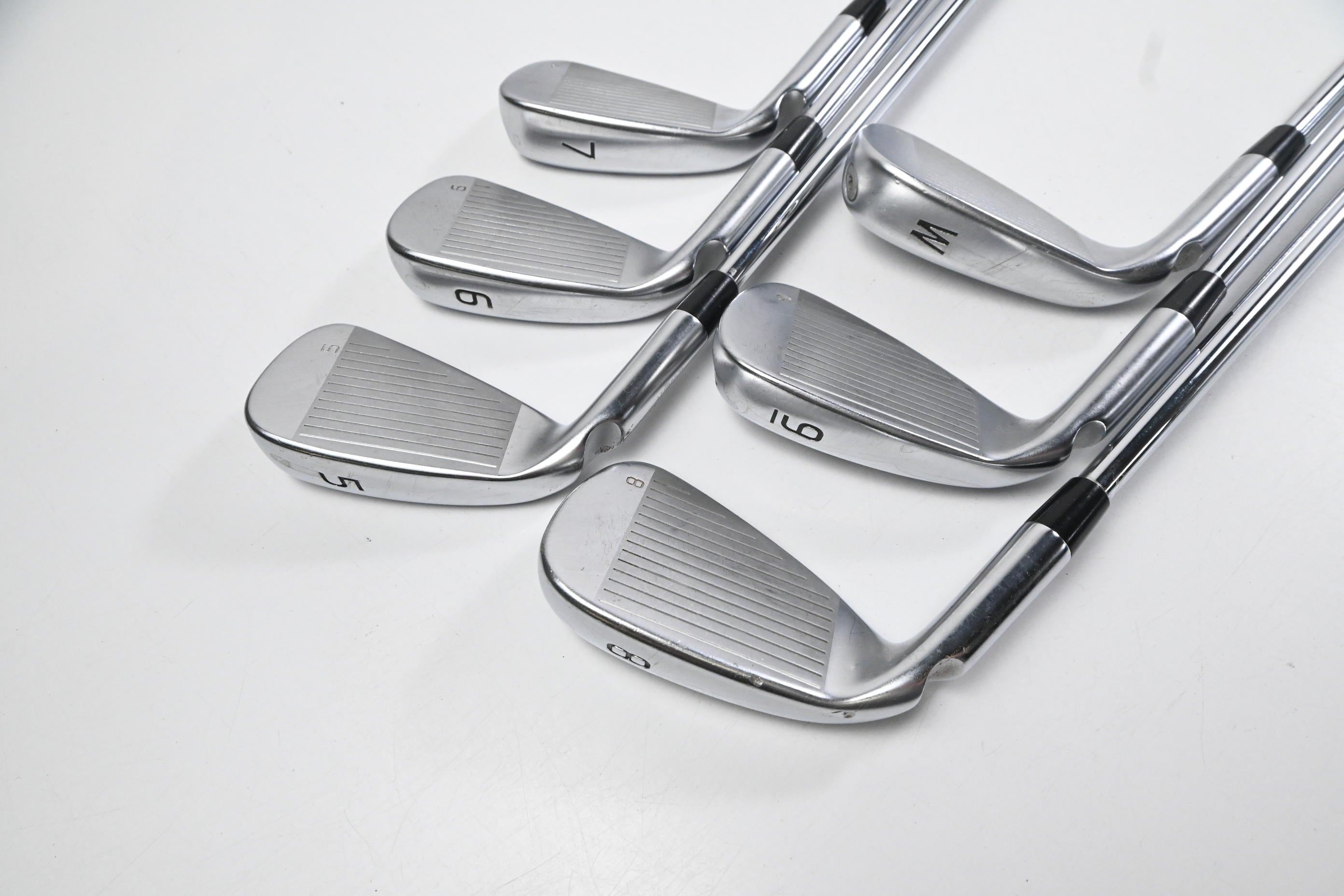 Ping G430 Irons / 5-PW / Green Dot / Regular Flex Ping AWT 2.0 Steel Shafts