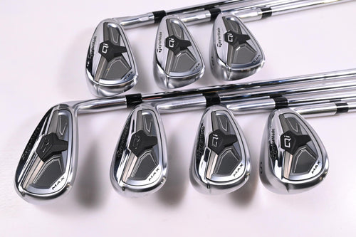 Taylormade Qi Max Irons / 6-PW+GW+SW / Regular Flex KBS MAX Lite Shafts