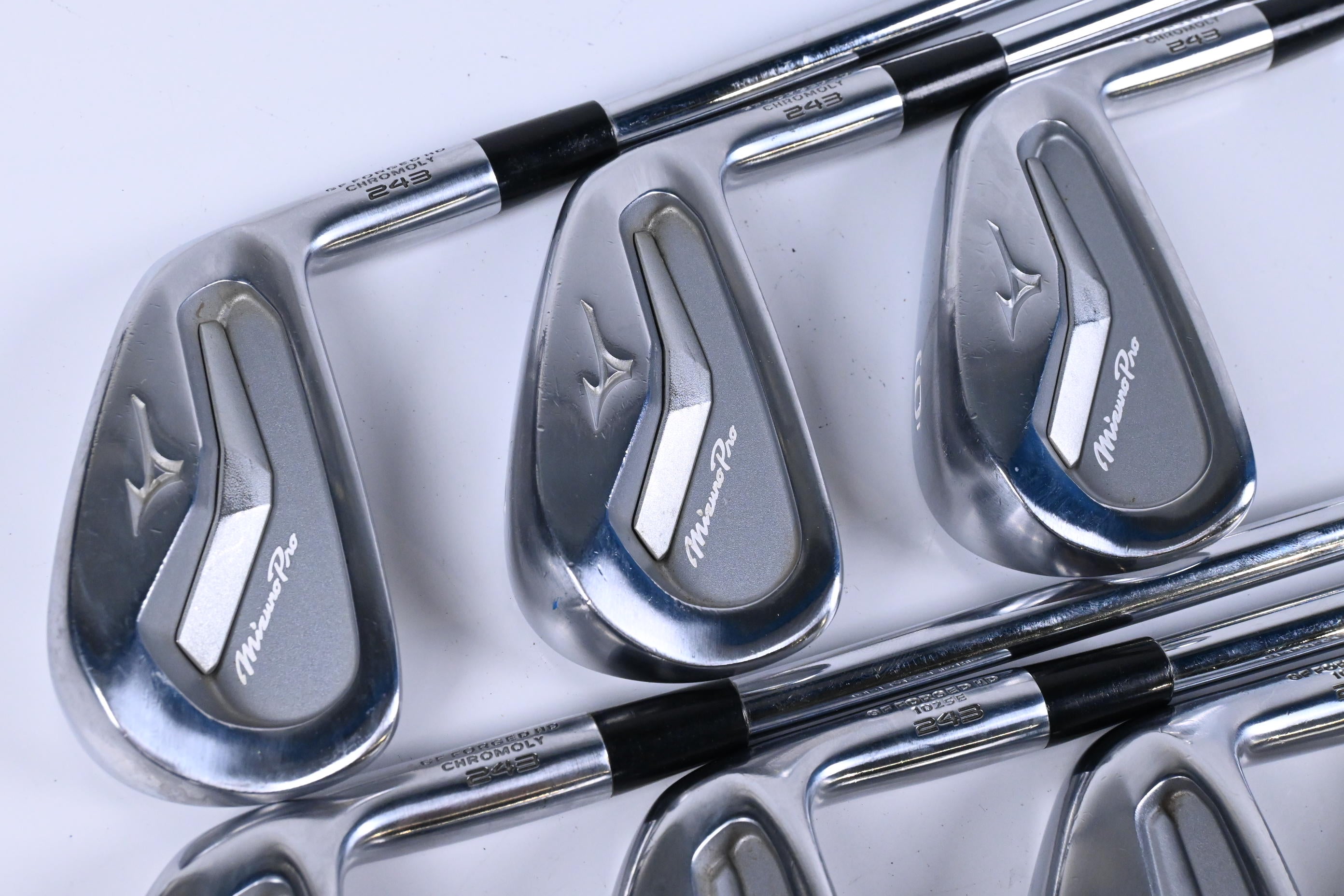 Mizuno Pro 243 Irons / 4-PW / Stiff Flex KBS S-Taper 120 Shafts