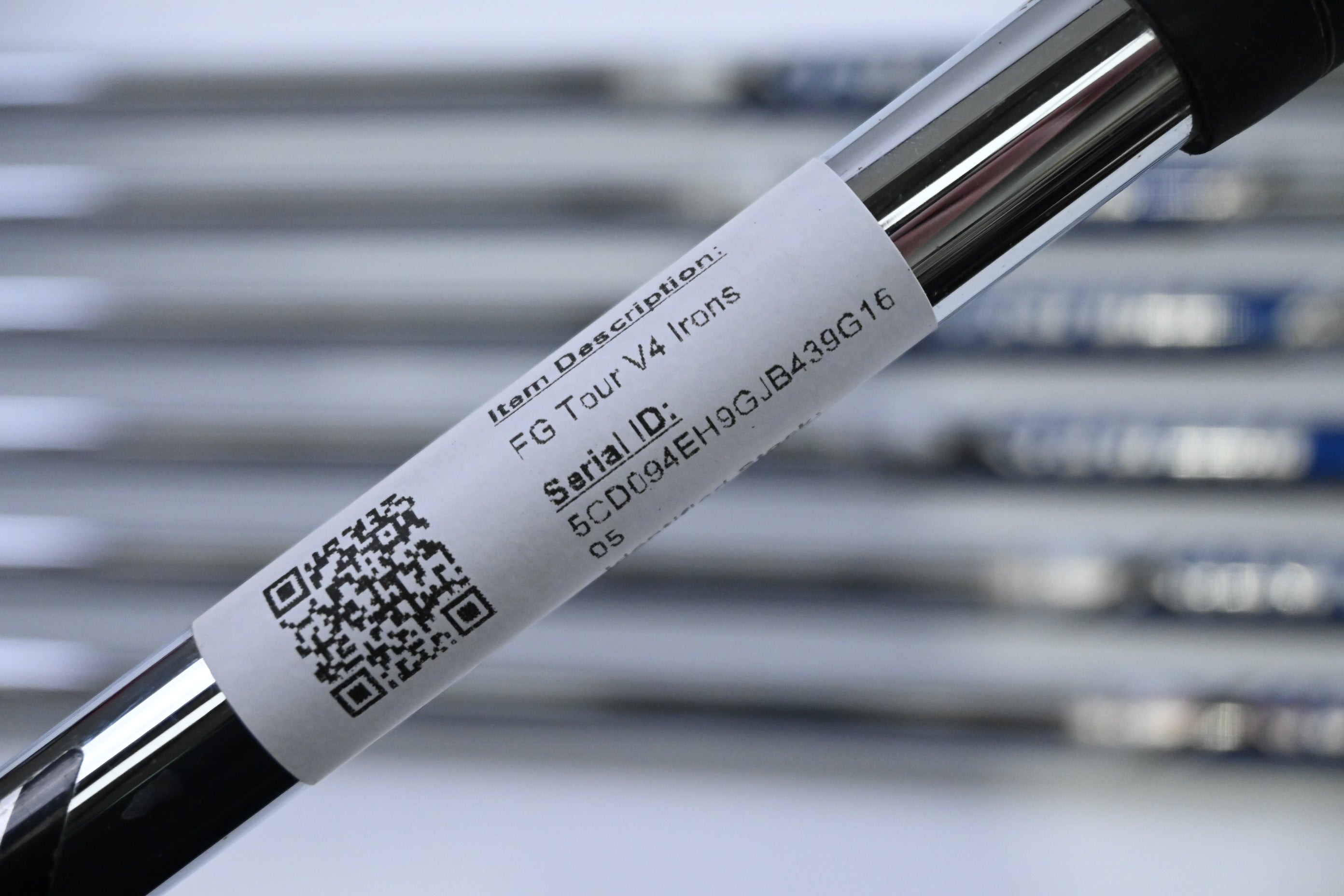 Wilson FG Tour V4 Irons / 4-PW / Stiff Flex Project X Rifle Precision 6.0