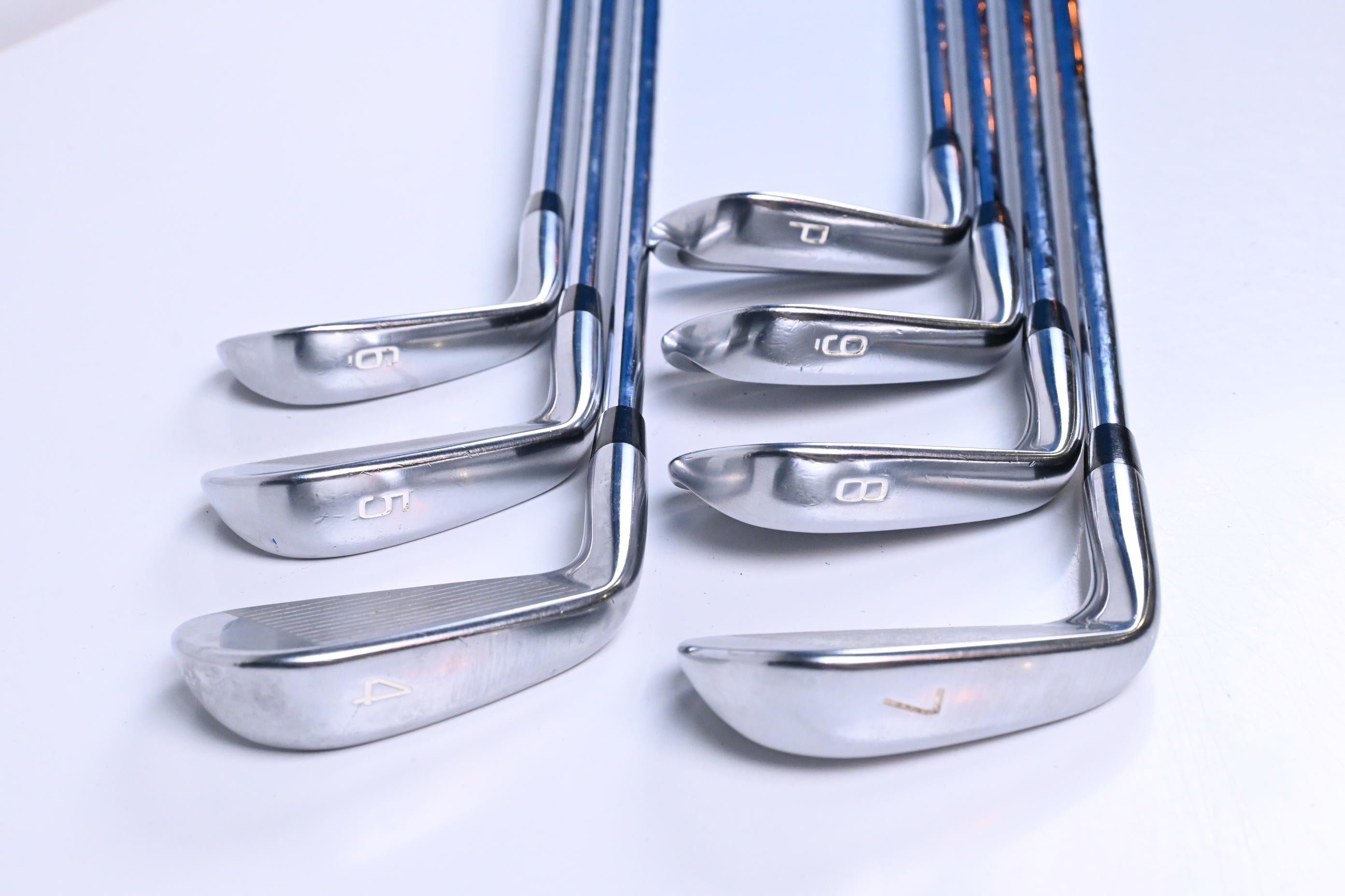 Mizuno Pro 243 Irons / 4-PW / Stiff Flex KBS S-Taper 120 Shafts