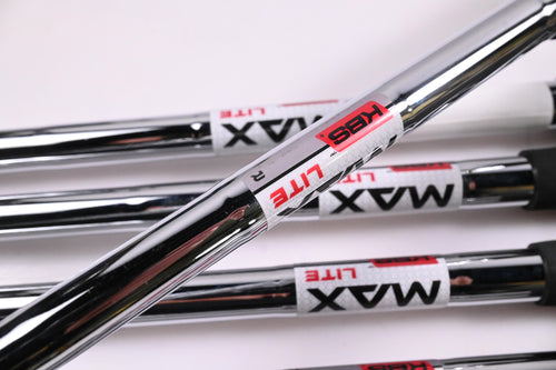 Taylormade Qi Max Irons / 6-PW+GW+SW / Regular Flex KBS MAX Lite Shafts