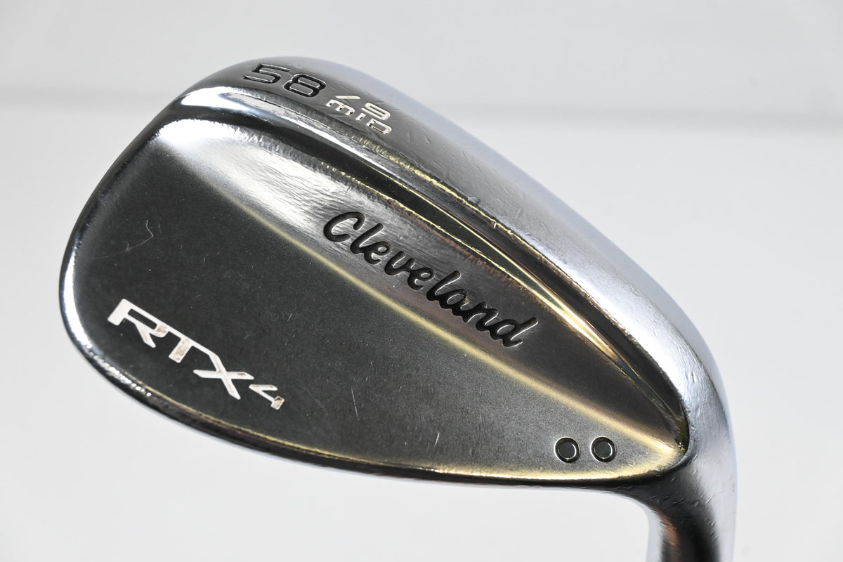 Cleveland RTX-4 Lob Wedge / 58 Degree / Stiff Flex Steel Shaft