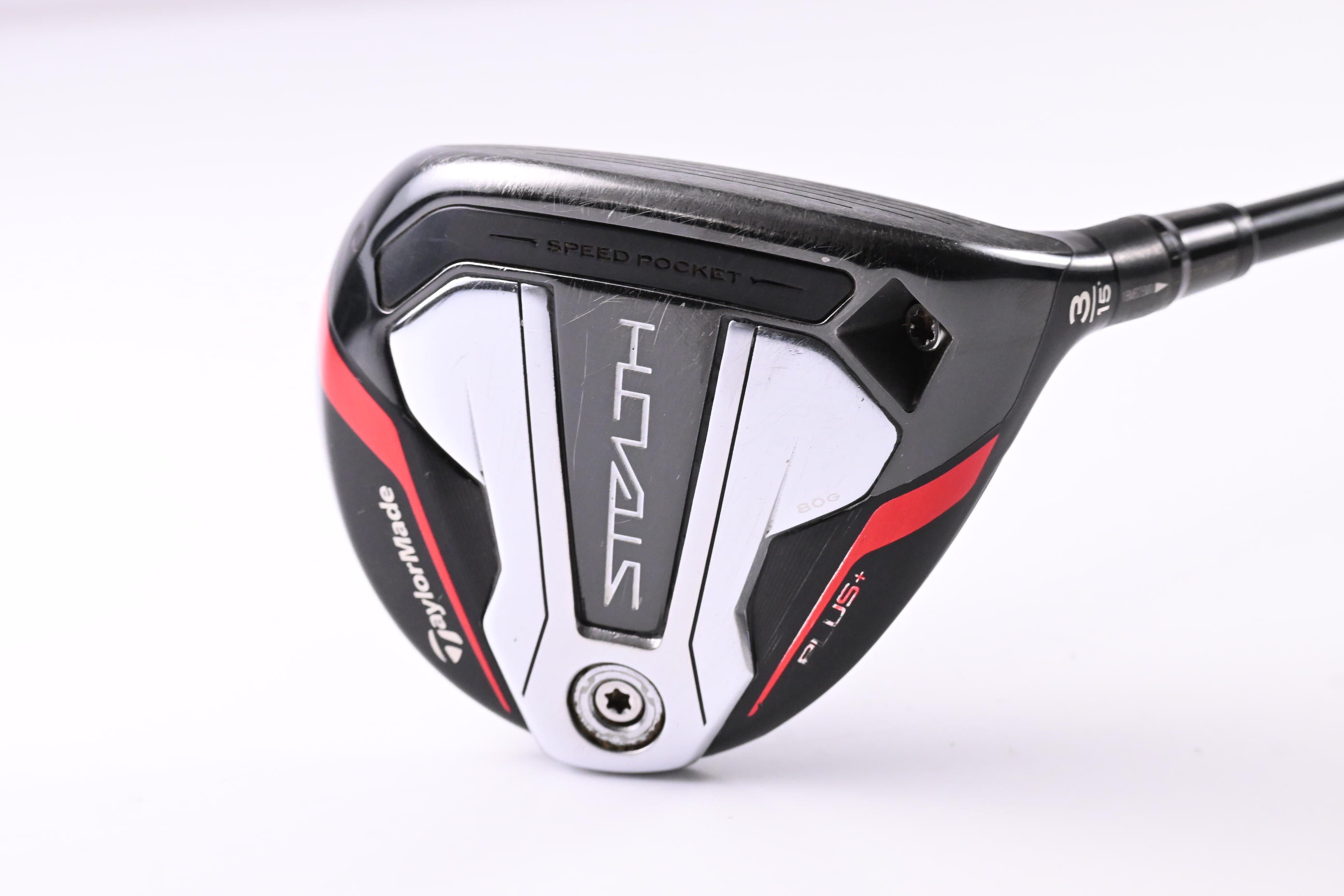 Taylormade Stealth Plus #3 Wood / 15 Degree / Stiff Flex HZRDUS Smoke RDX Black