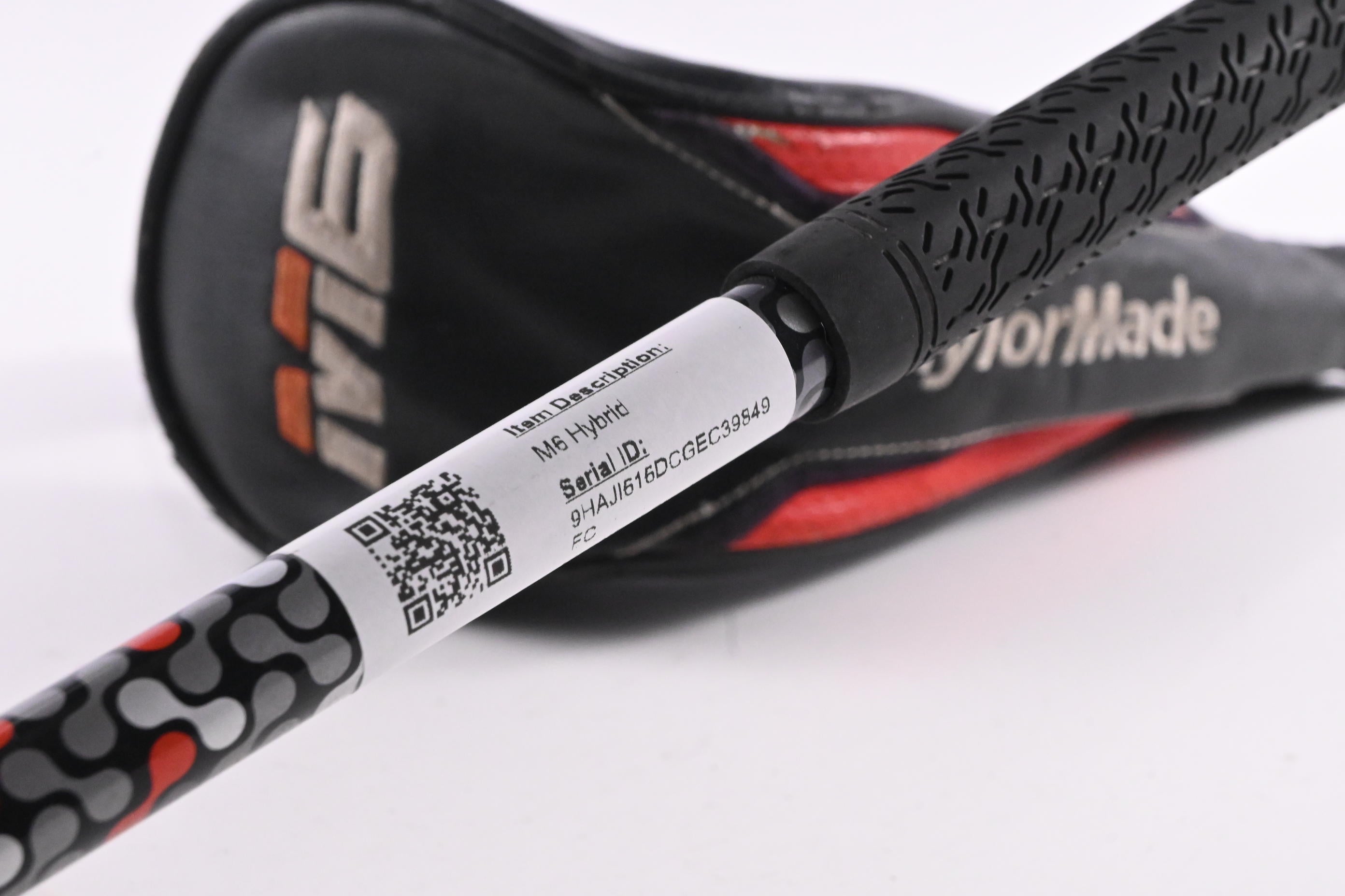 Taylormade M6 #4 Hybrid / 22 Degree / Stiff Flex Fujikura Atmos Orange 7 Shaft