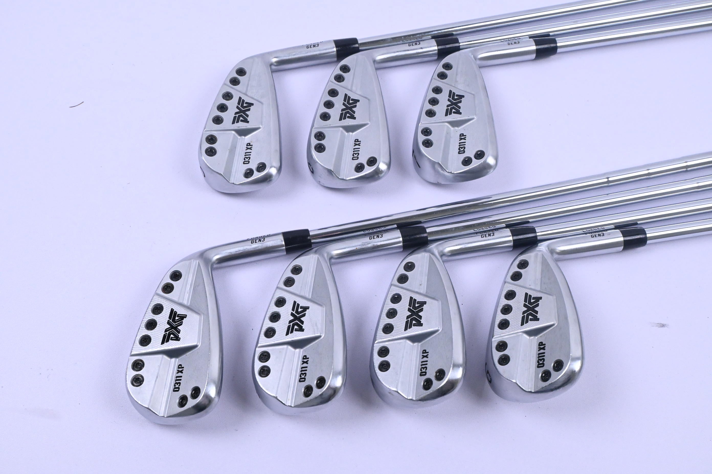 PXG 0311 XP Gen3 Irons / 5-PW+GW / Stiff Flex True Temper Elevate 95 Shafts