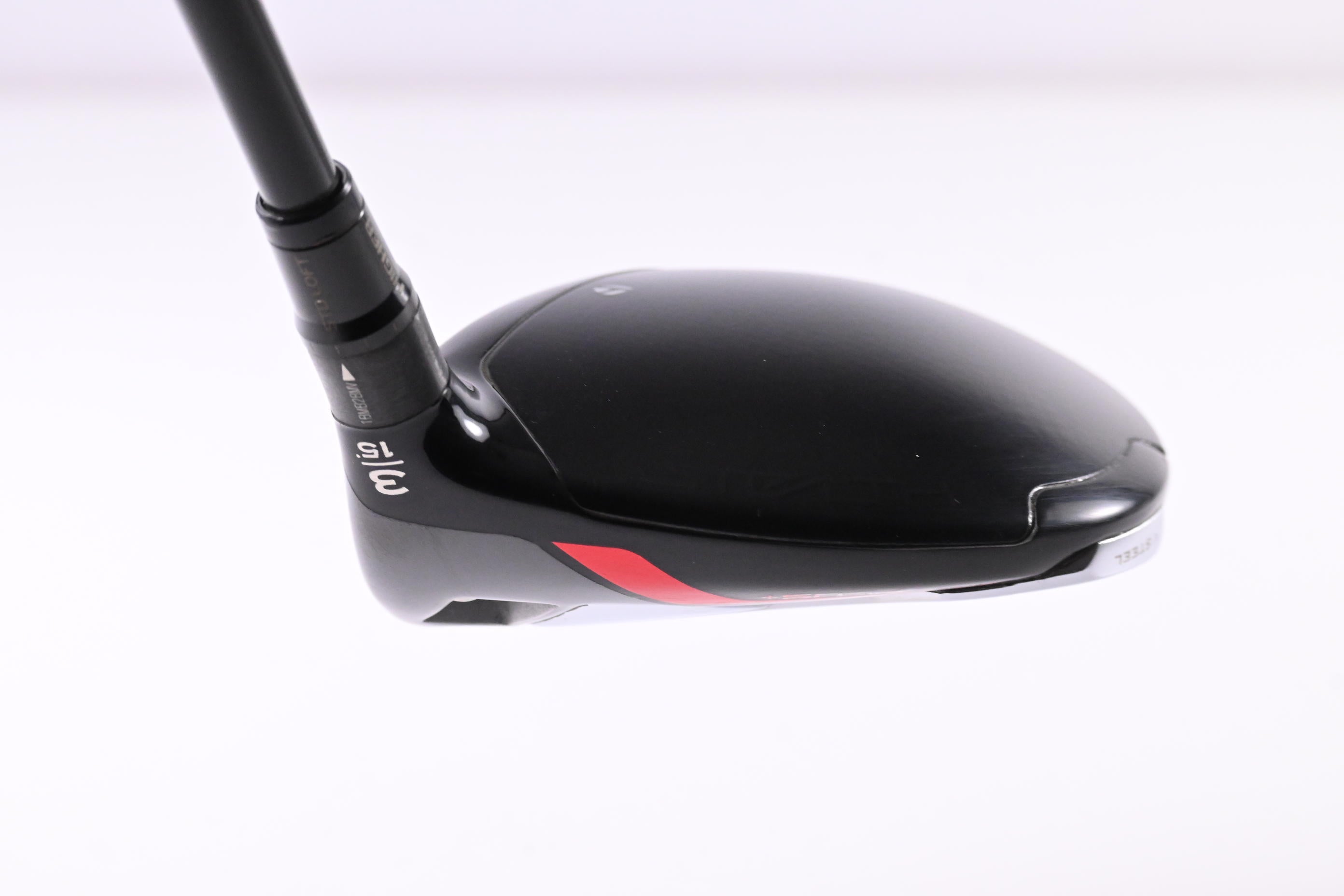 Taylormade Stealth Plus #3 Wood / 15 Degree / Stiff Flex HZRDUS Smoke RDX Black