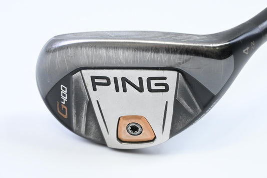 Ping G400 #4 Hybrid / 22 Degree / Senior Flex Ping TFC 80 Shaft