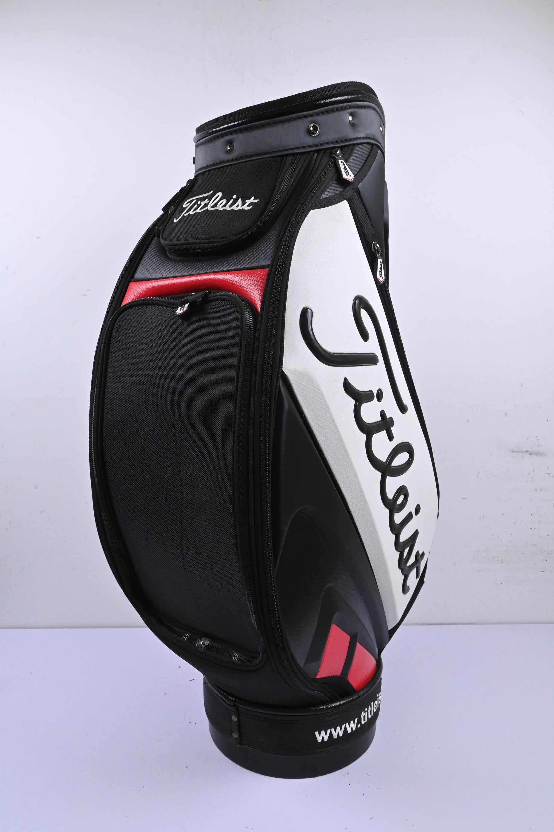 Titleist Tour Bag / 6-Way Divider / Black, White & Red