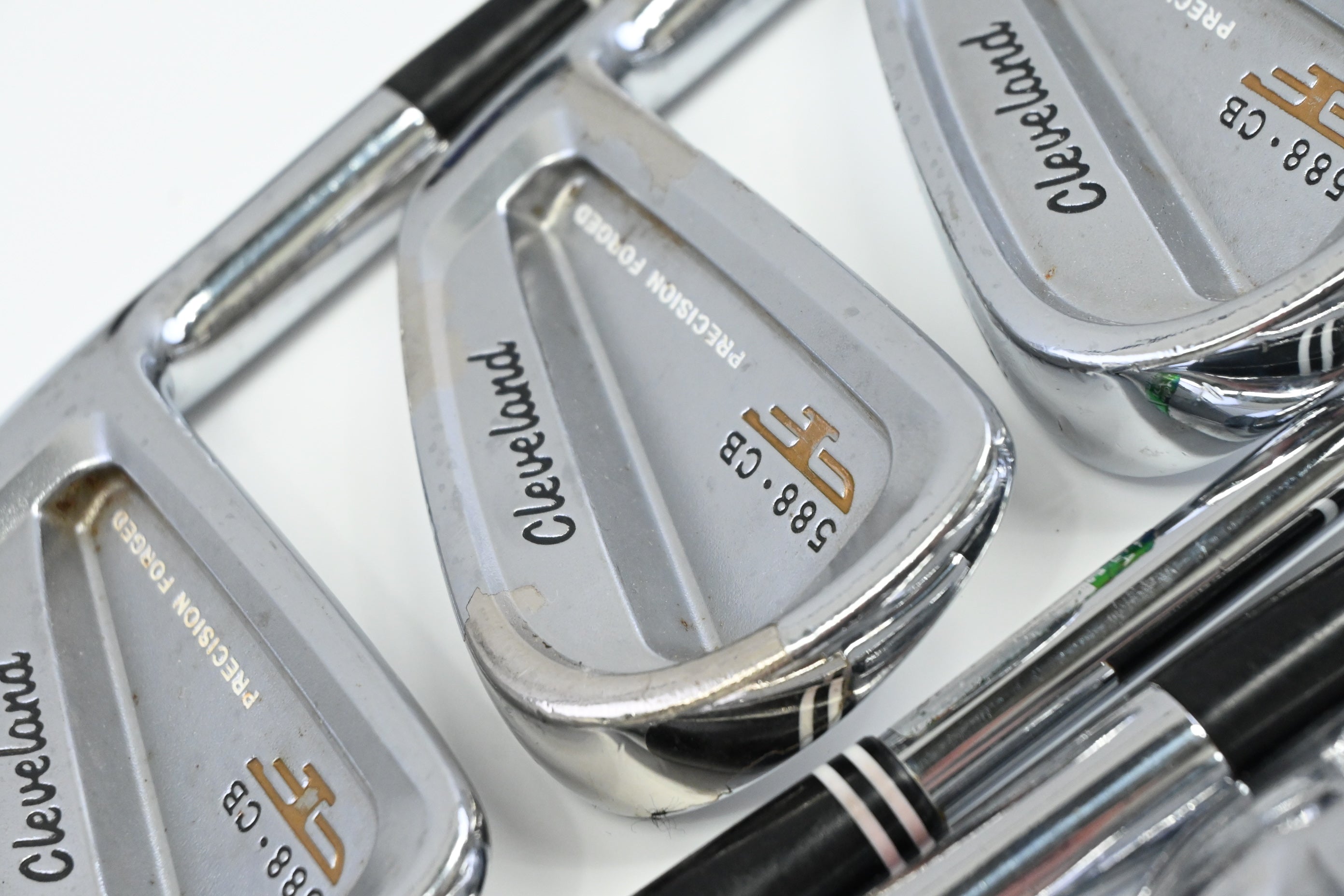 Cleveland 588 CB Forged Irons / 4-PW / Stiff Flex Dynamic Gold Shafts