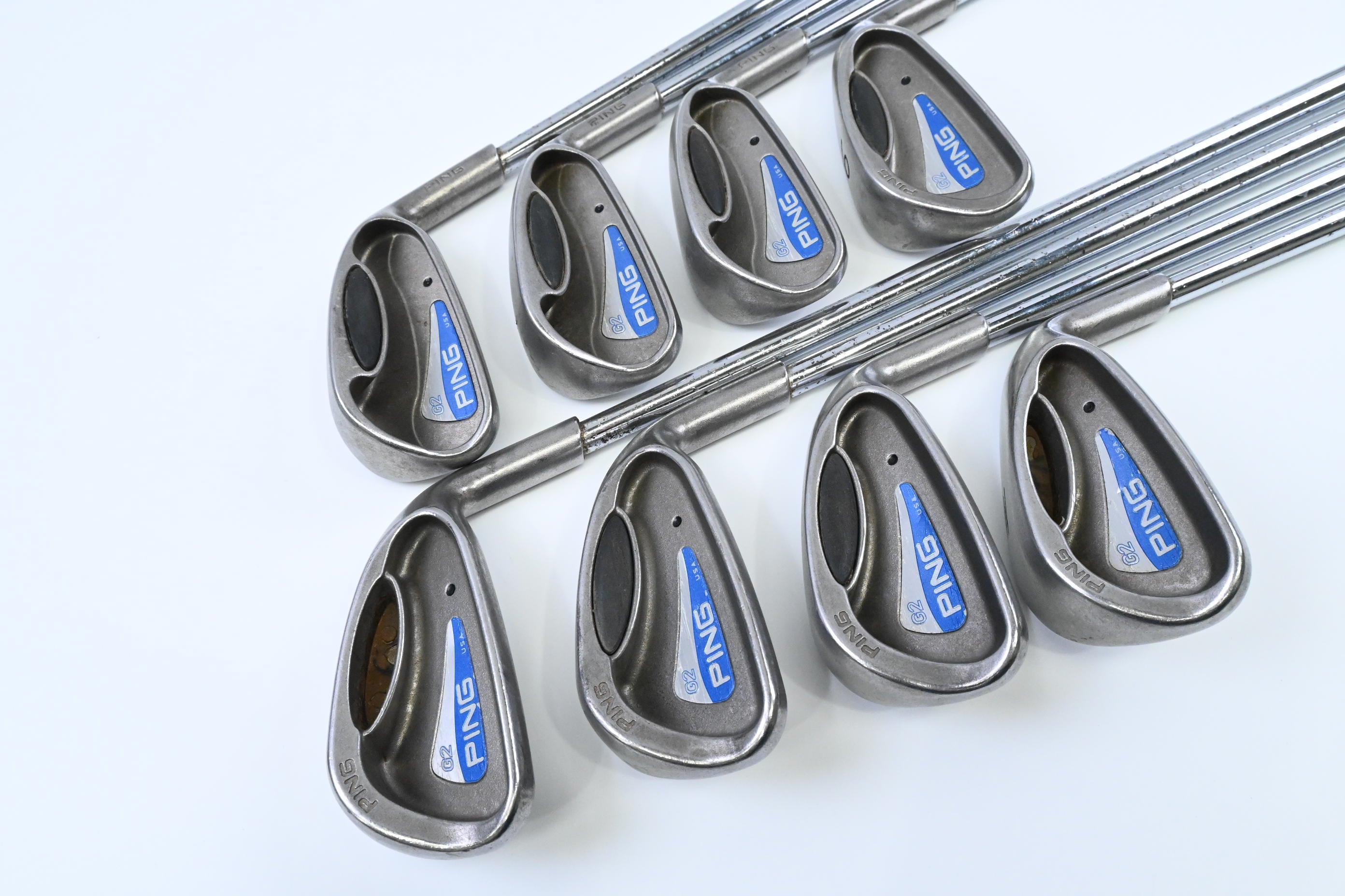 Ping G2 Irons / 3-PW / Black Dot / Regular Flex Ping Steel Shafts