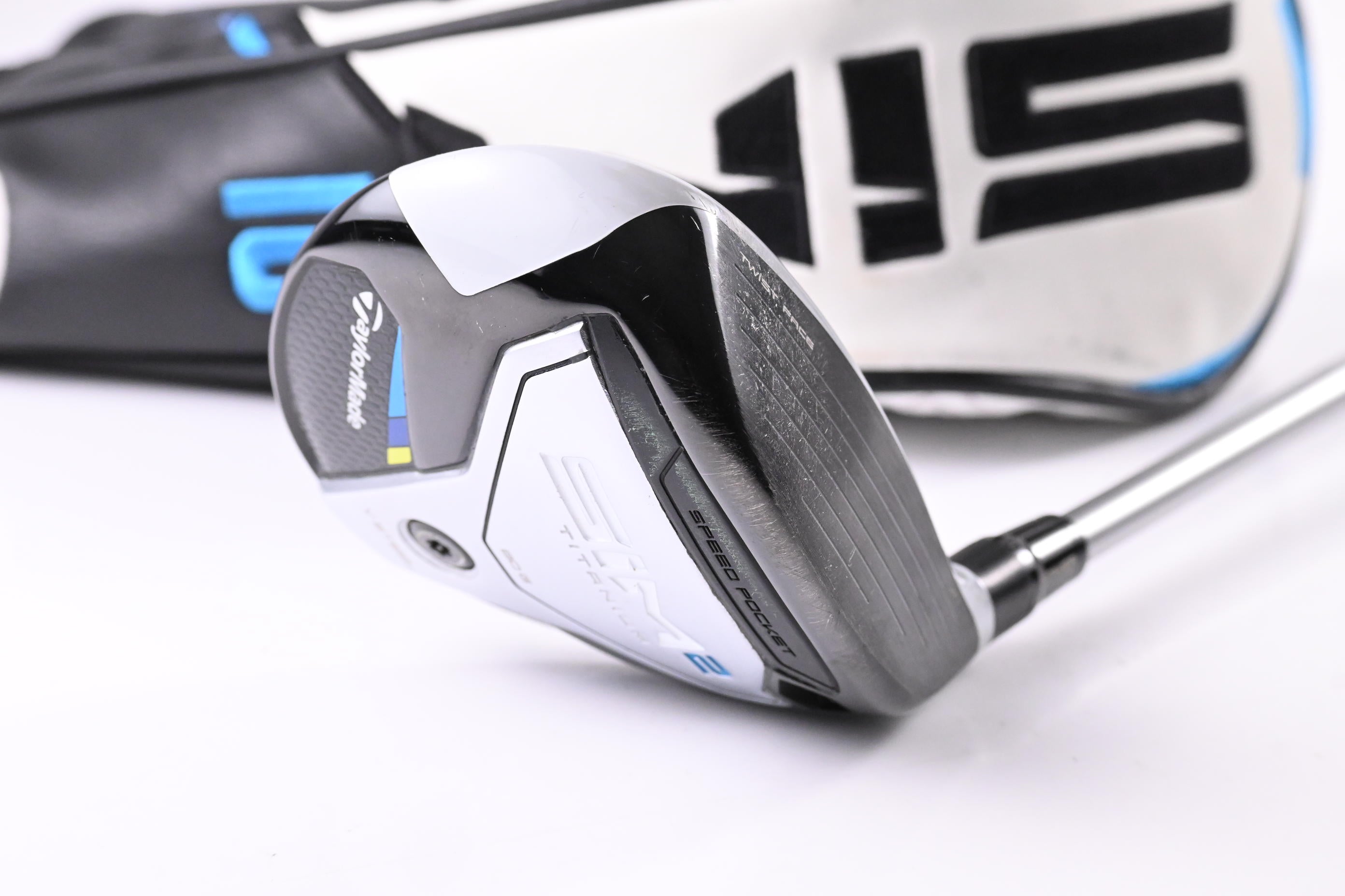 Taylormade SIM2 Ti #3 Wood / 15 Degree / X-Flex Tensei CK Blue 75 Shaft
