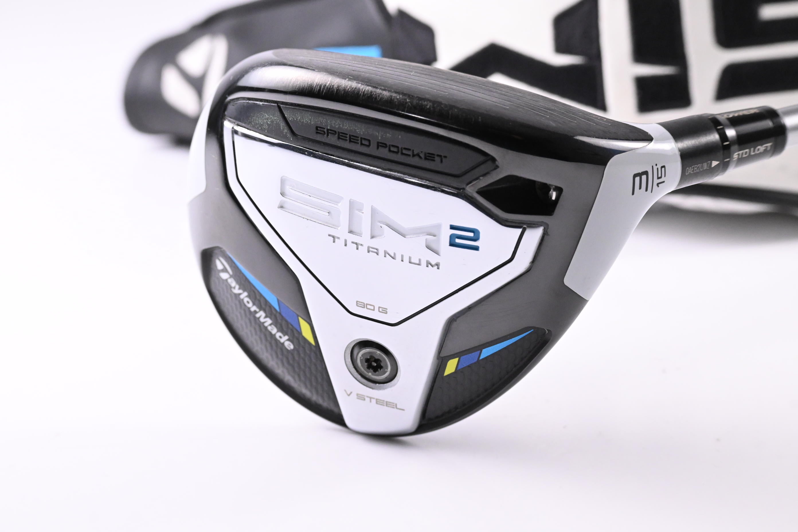 Taylormade SIM2 Ti #3 Wood / 15 Degree / X-Flex Tensei CK Blue 75 Shaft