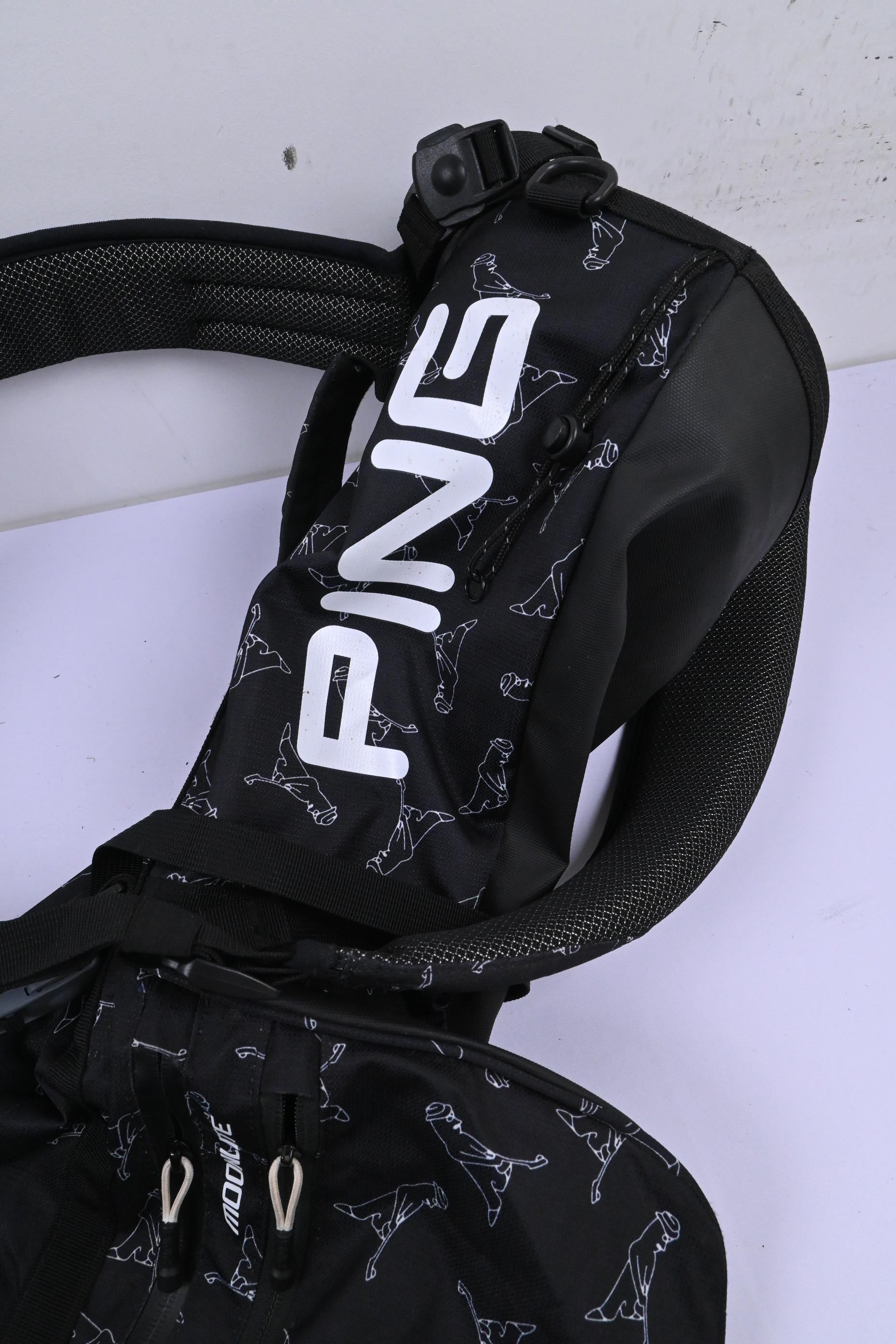 Ping Moonlite Pencil Bag / 4-Way Divider / Black & Grey