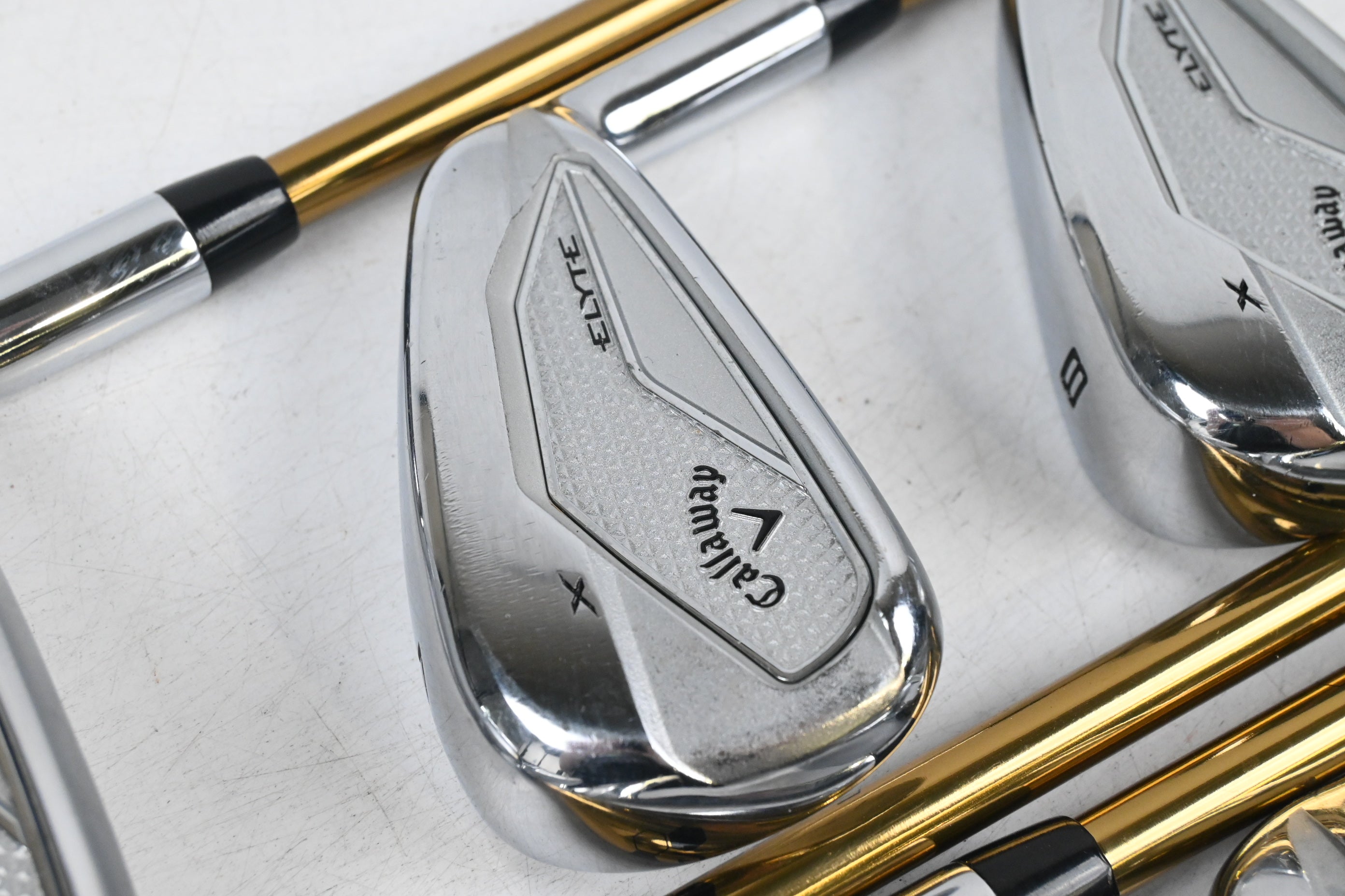 Callaway Elyte X Irons / 6-PW+GW+SW / Senior Flex UST Mamiya ATVS Shafts