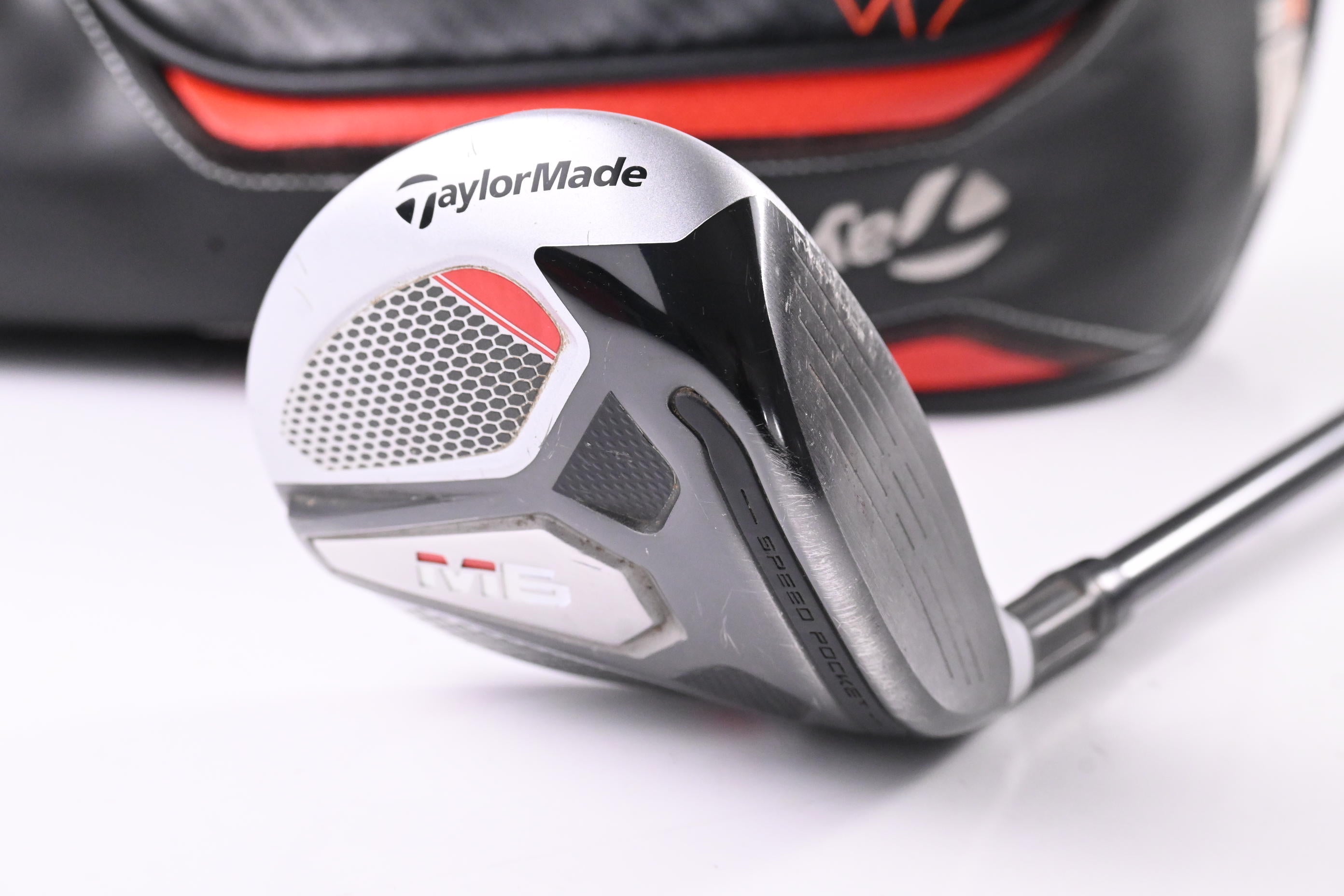 Taylormade M6 #3 Wood / 15 Degree / Regular Flex Fujikura Atmos Orange 5 Shaft