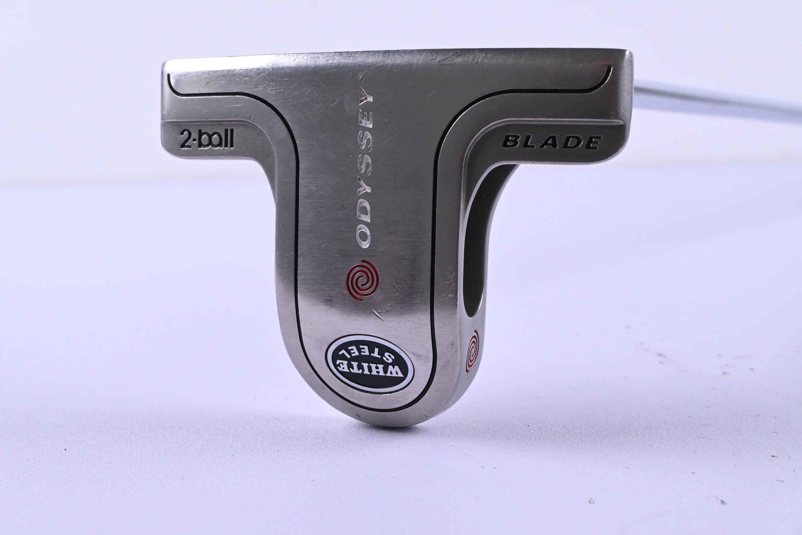 Odyssey White Steel 2 Ball Blade Putter / 35 Inch