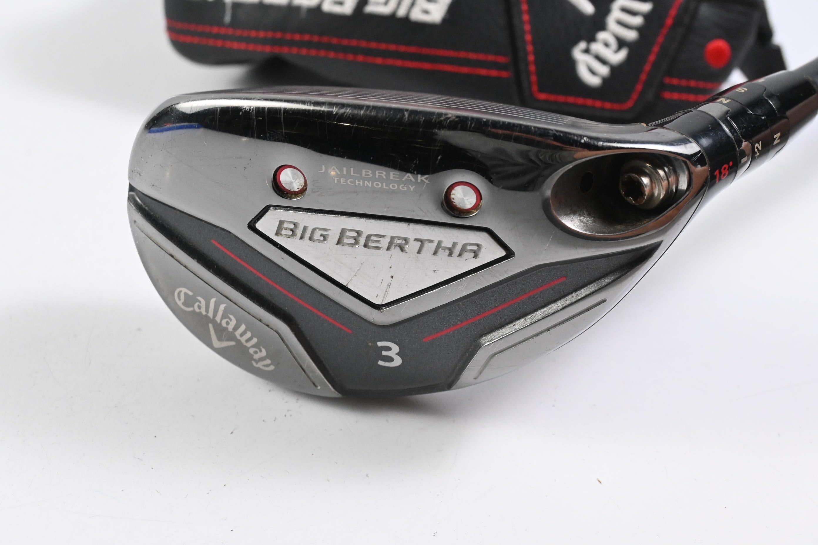 Callaway Big Bertha 2023 #3 Hybrid / 18 Degree / Stiff Flex UST Mamiya Recoil