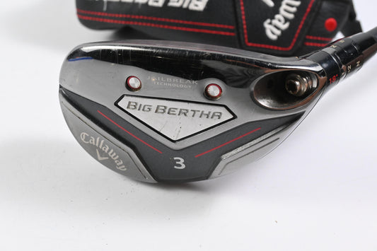 Callaway Big Bertha 2023 #3 Hybrid / 18 Degree / Stiff Flex UST Mamiya Recoil