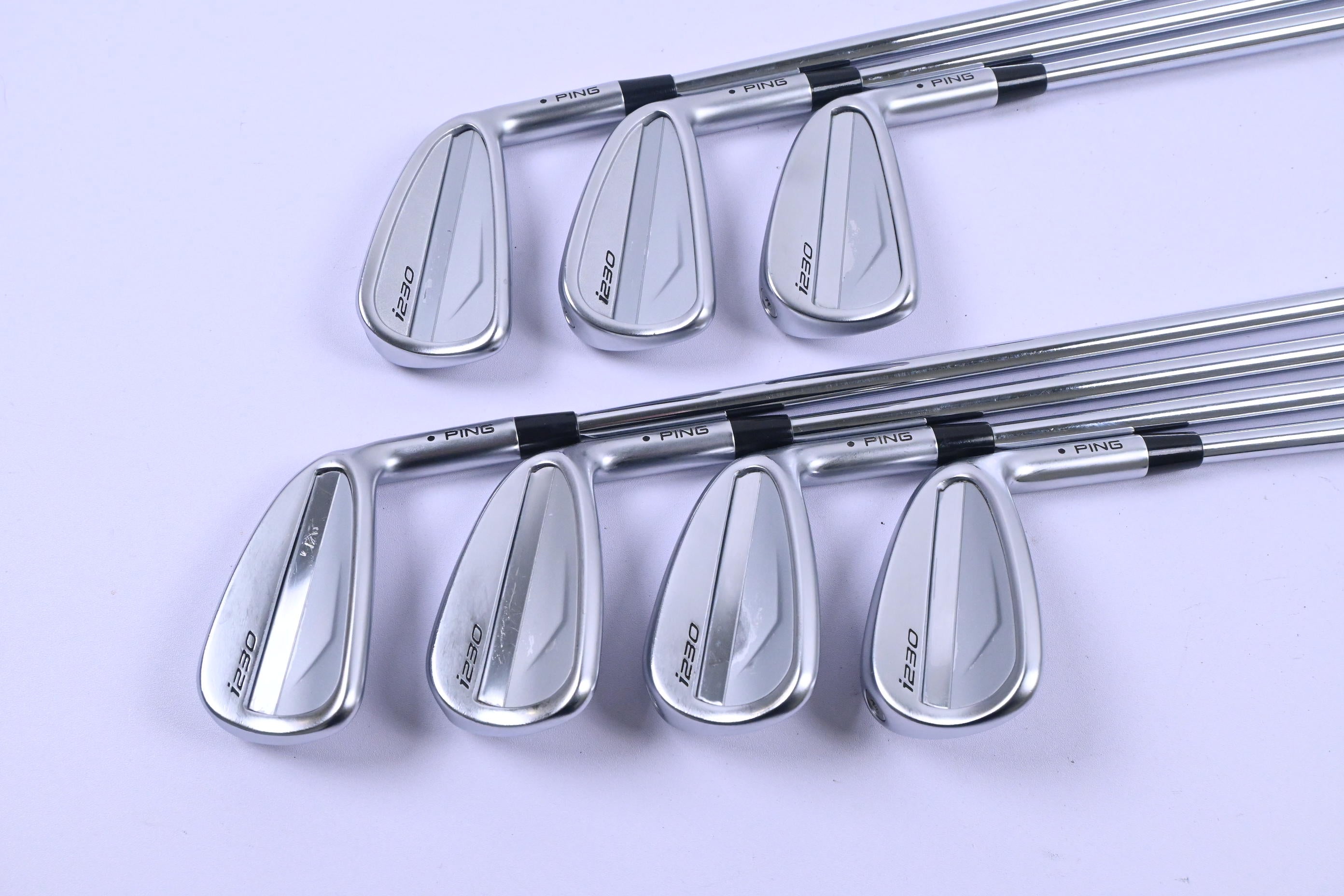 Ping I230 Irons / 4-PW / Black Dot / Regular Flex Dynamic Gold R300 105 Shafts