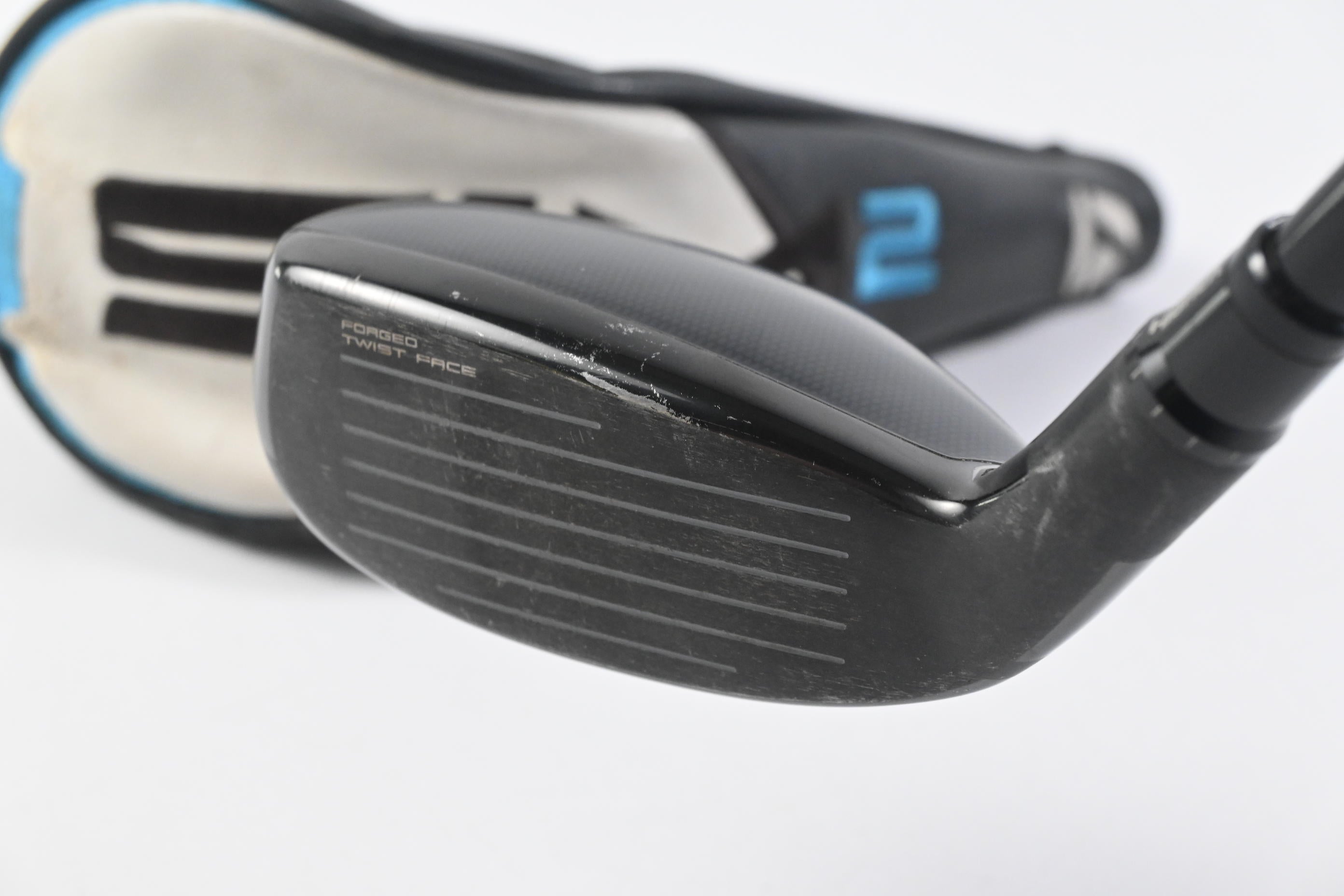 Taylormade SIM2 #2 Hybrid / 17 Degree / Stiff Flex Tensei AV Raw Blue 80 Shaft