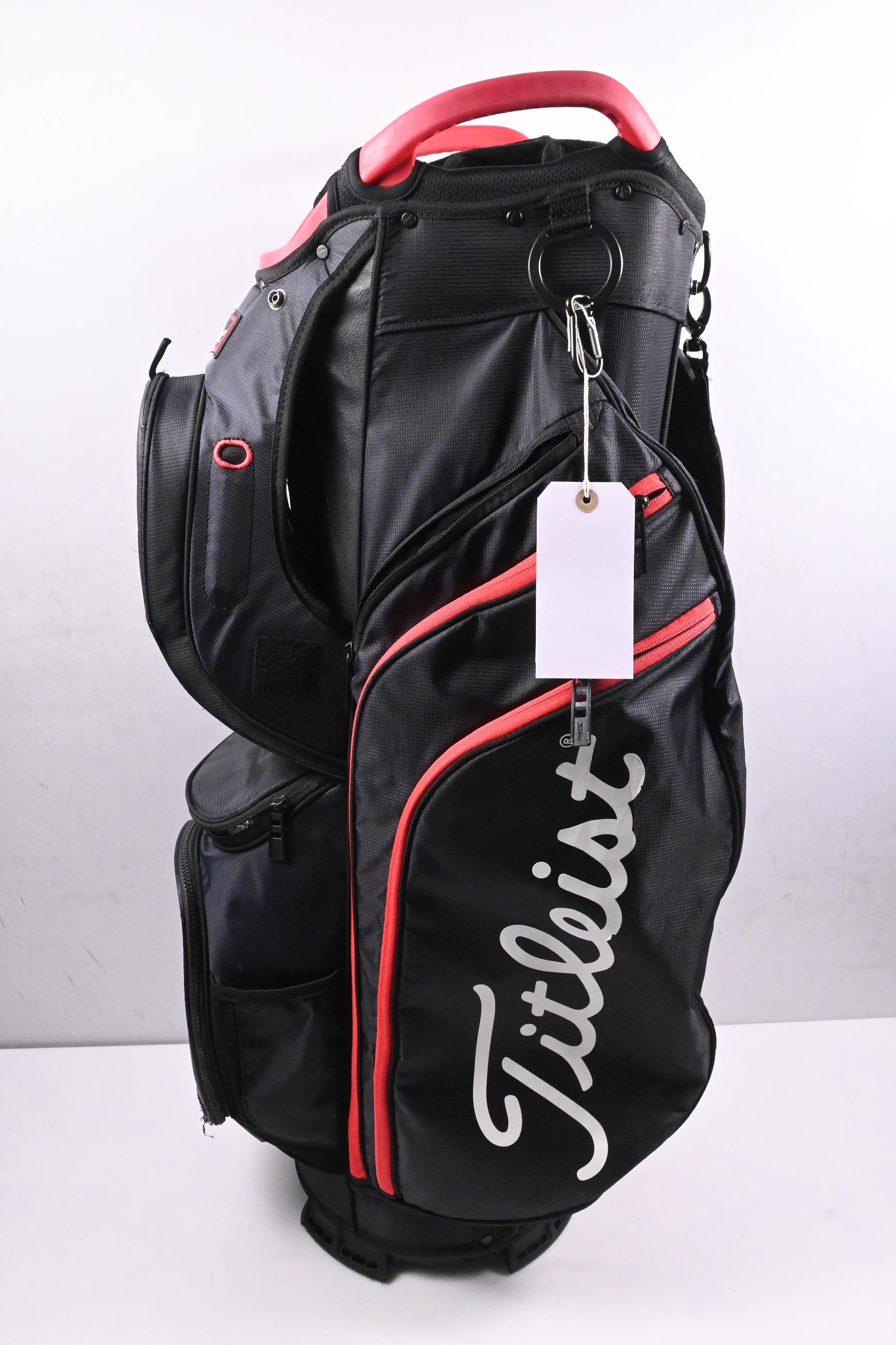 Titleist Cart 15 Cart Bag / 15-Way Divider / Black, Red