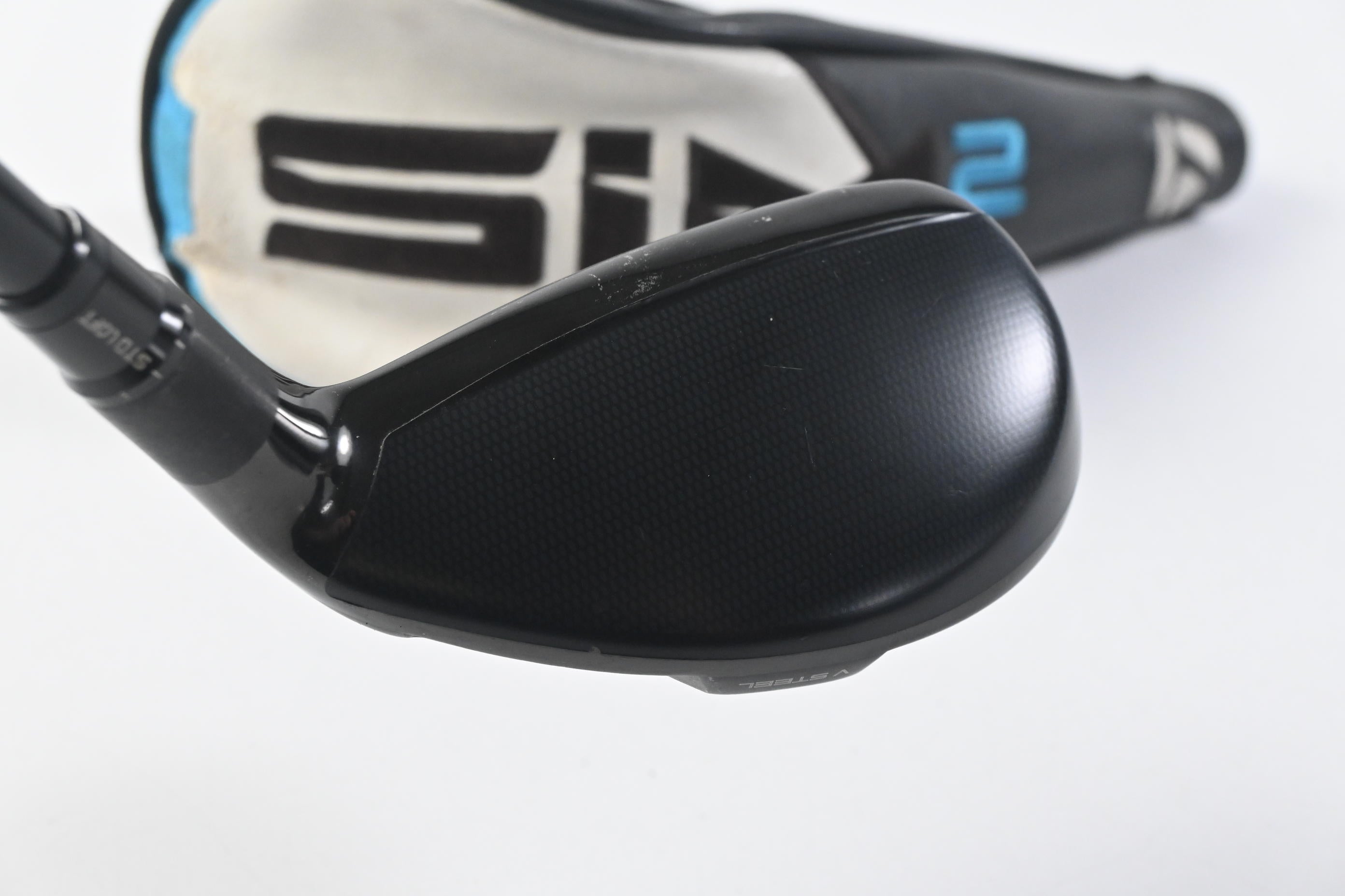 Taylormade SIM2 #2 Hybrid / 17 Degree / Stiff Flex Tensei AV Raw Blue 80 Shaft