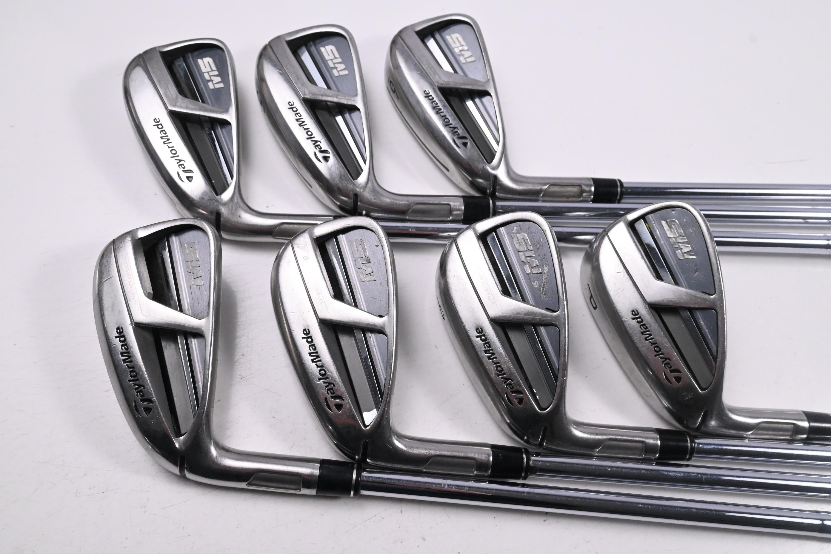 Left Hand Taylormade M5 Irons / 4-PW / Stiff Flex XP 100 R300 Shafts