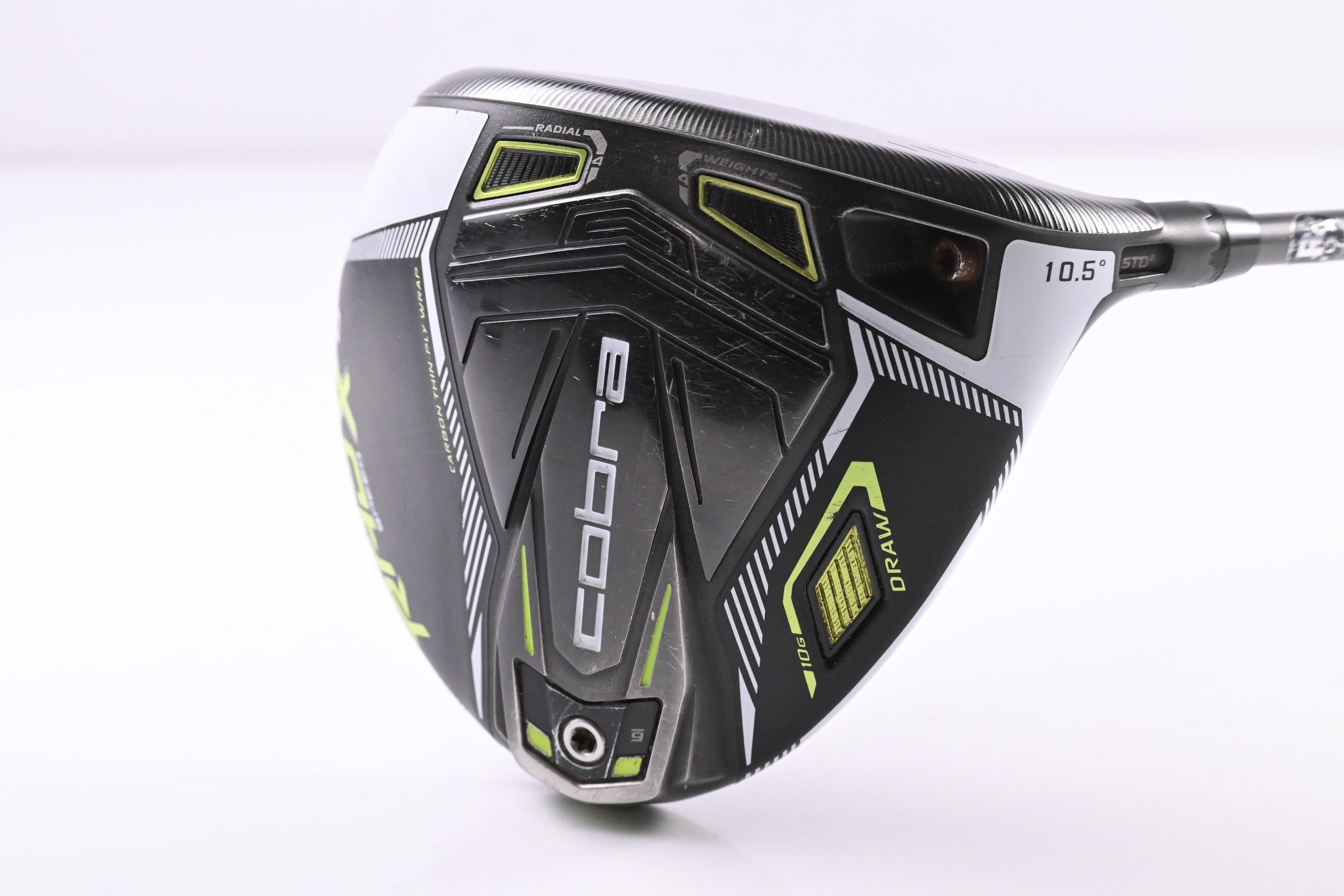 Cobra King Radspeed XD Driver / 10.5 Degree / Regular Flex Evenflow Riptide CB