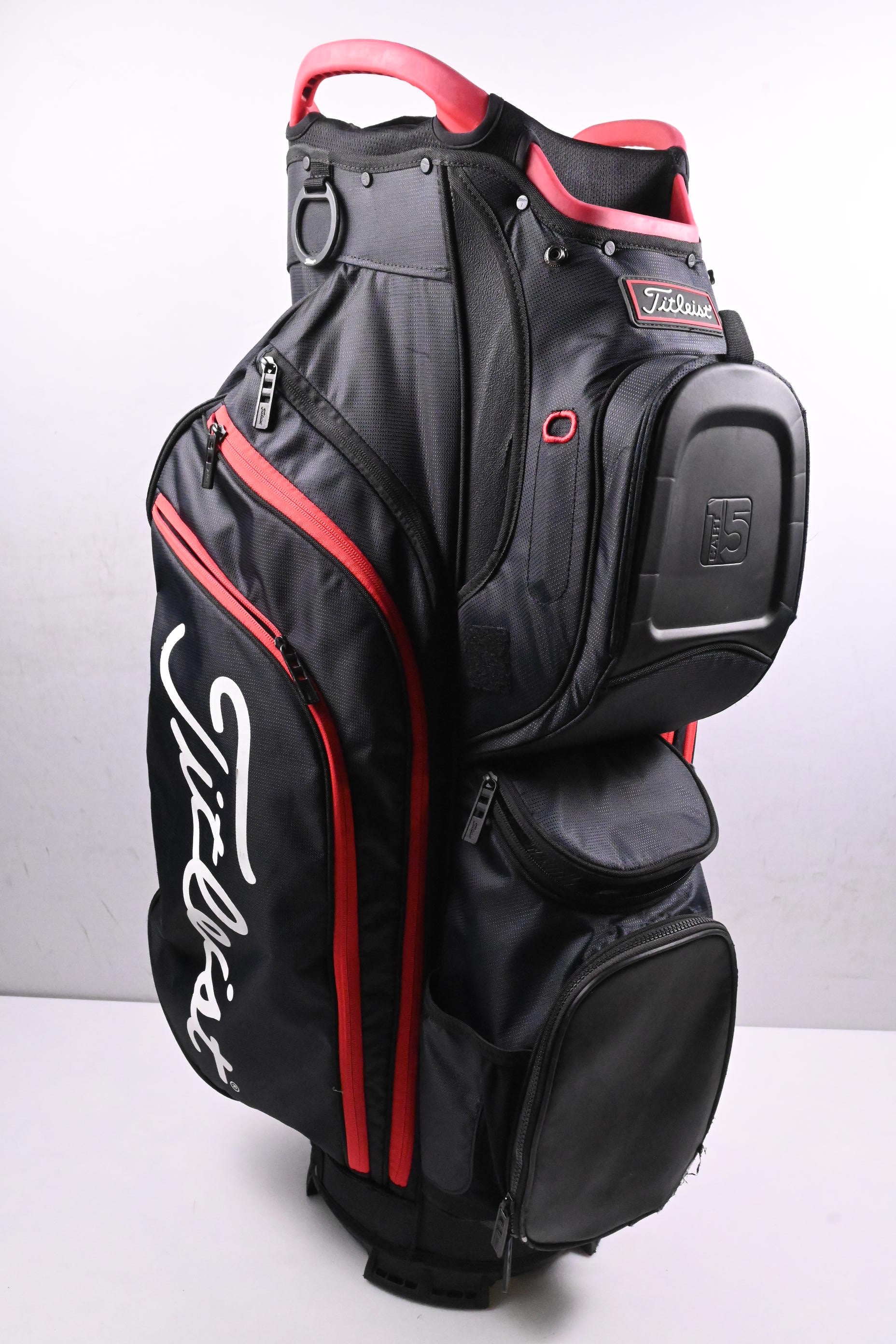 Titleist Cart 15 Cart Bag / 15-Way Divider / Black, Red