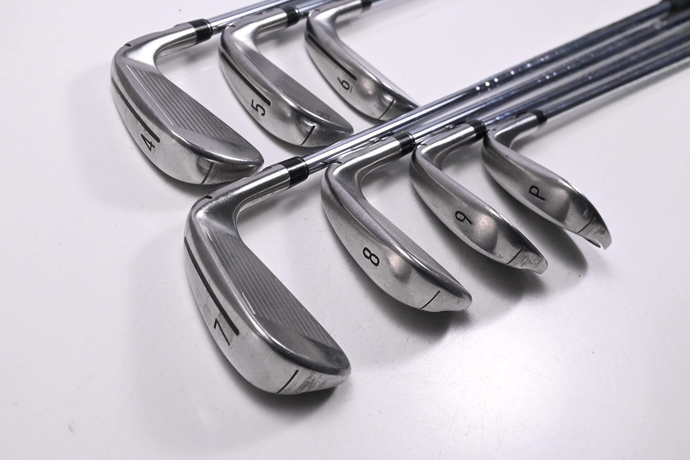 Left Hand Taylormade M5 Irons / 4-PW / Stiff Flex XP 100 R300 Shafts