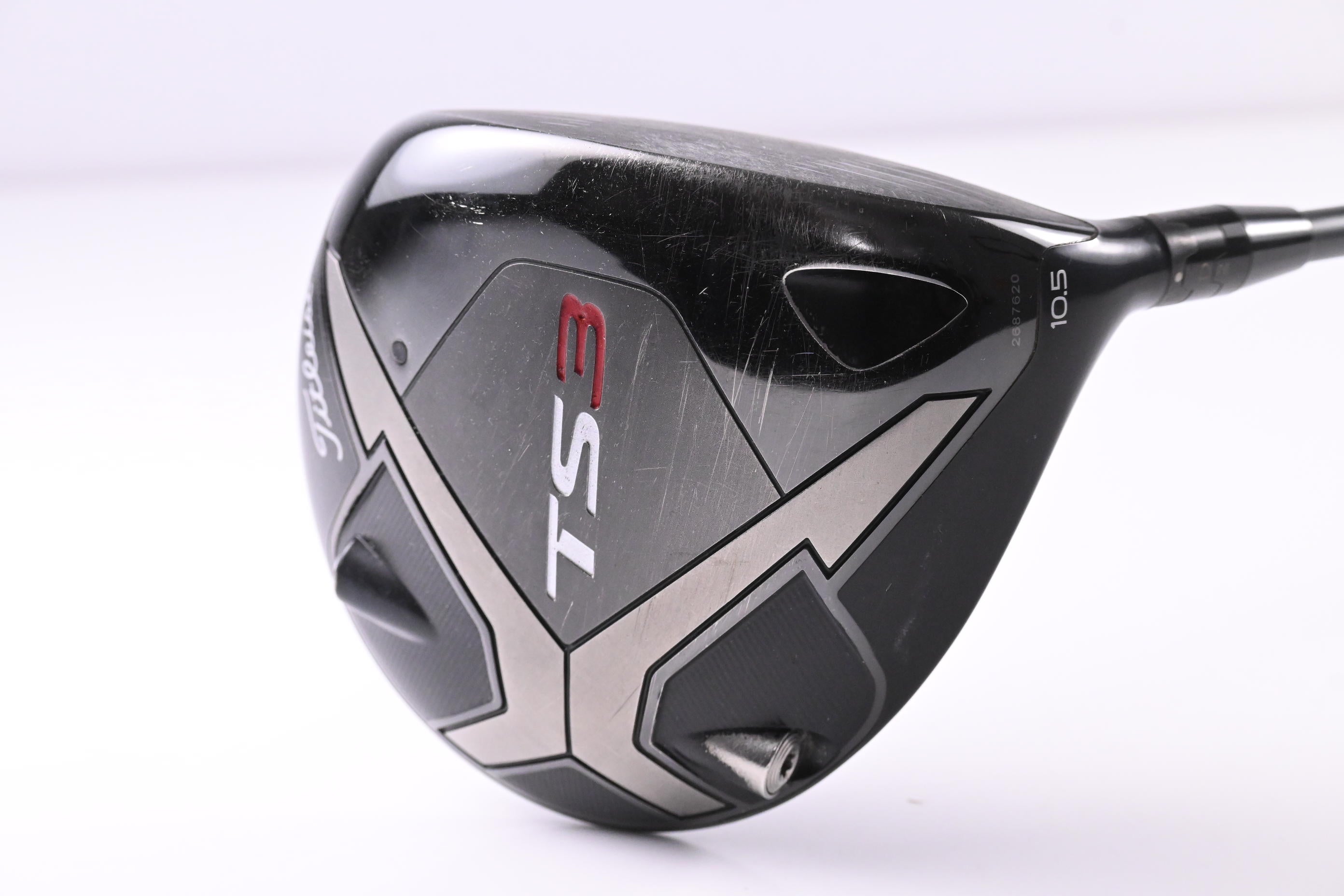 Titleist TS3 Driver / 10.5 Degree / Regular Flex HZRDUS Smoke Black 60 Shaft