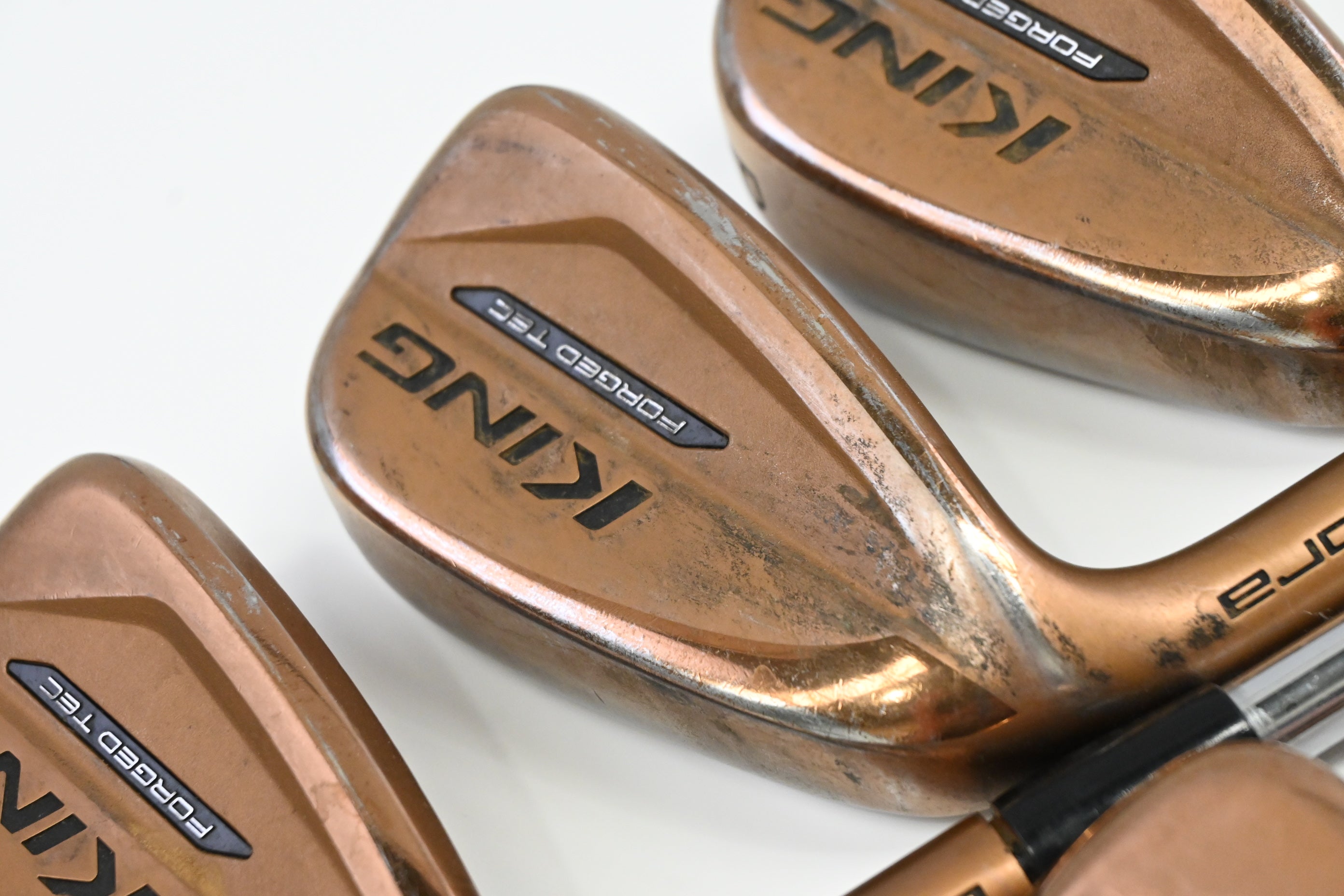 Left Hand Cobra King Forged Tec Copper Irons / 5-PW / Regular Flex KBS $-Taper
