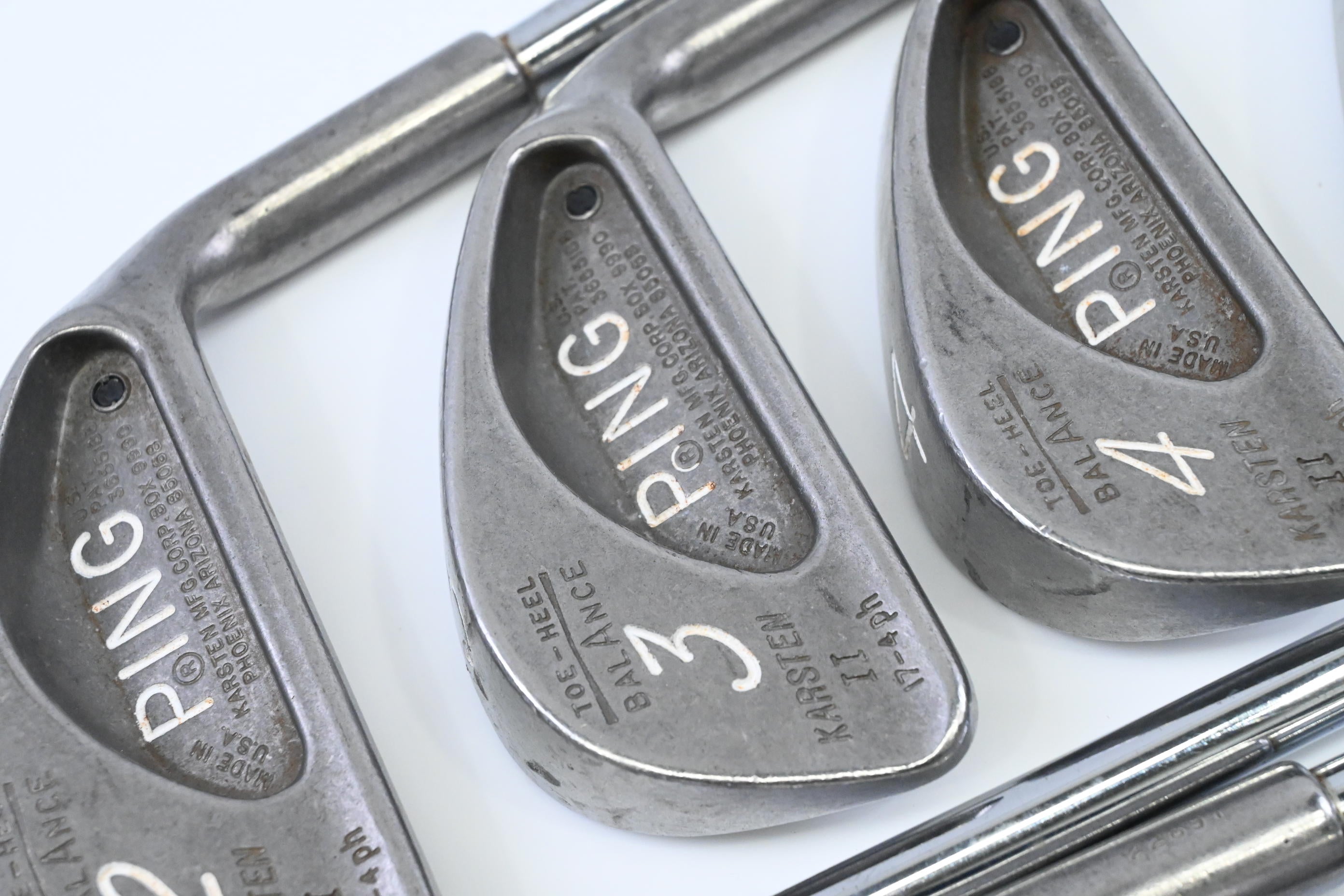 Ping Karsten II Irons / 2-9 / Black Dot / Regular Flex Ping ZZ-Lite Shafts