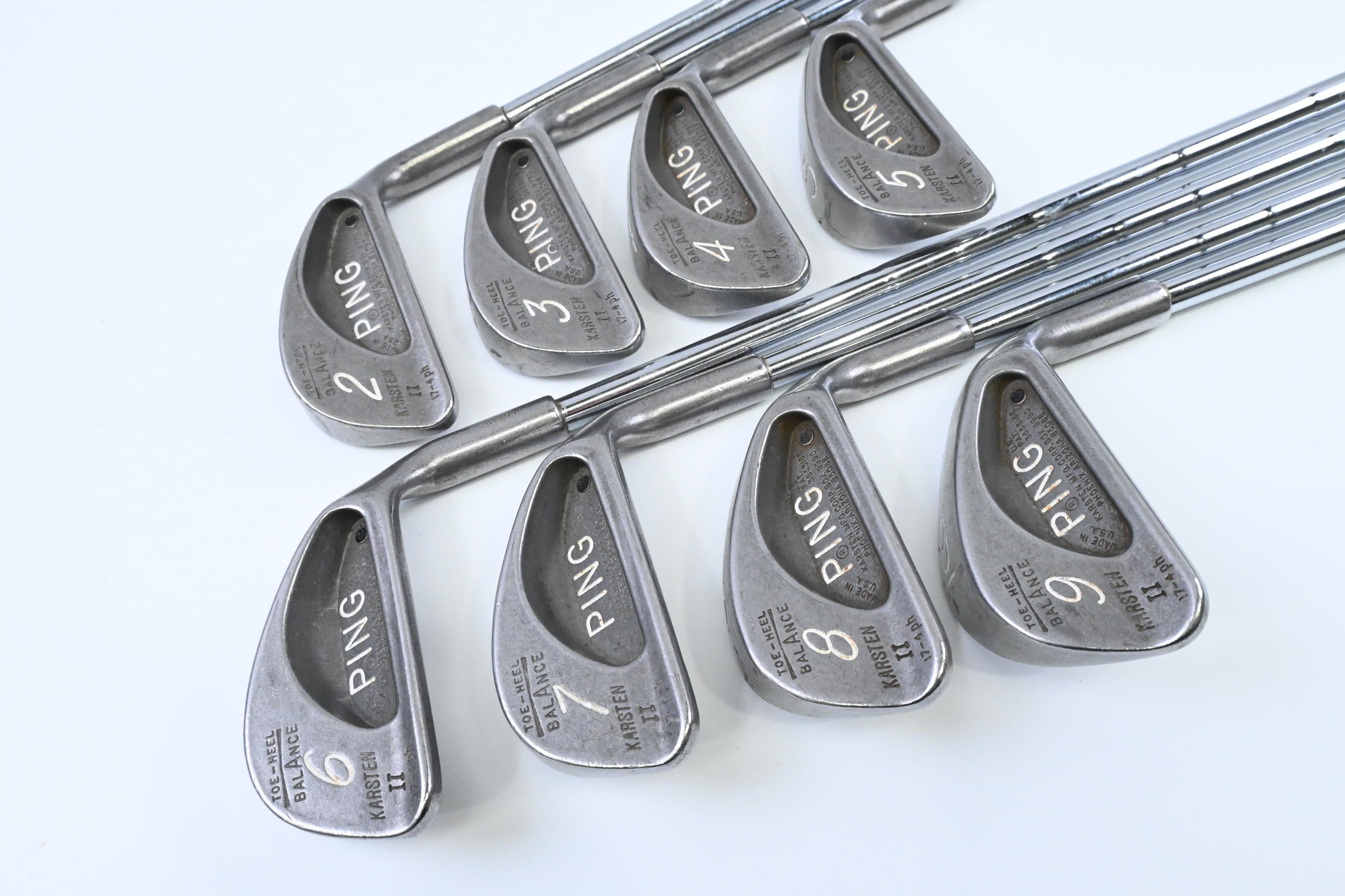 Ping Karsten II Irons / 2-9 / Black Dot / Regular Flex Ping ZZ-Lite Shafts