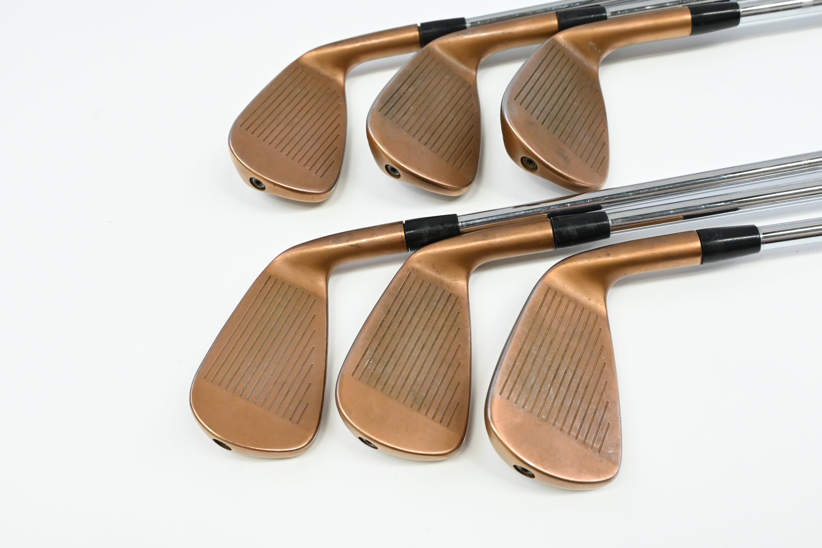 Left Hand Cobra King Forged Tec Copper Irons / 5-PW / Regular Flex KBS $-Taper