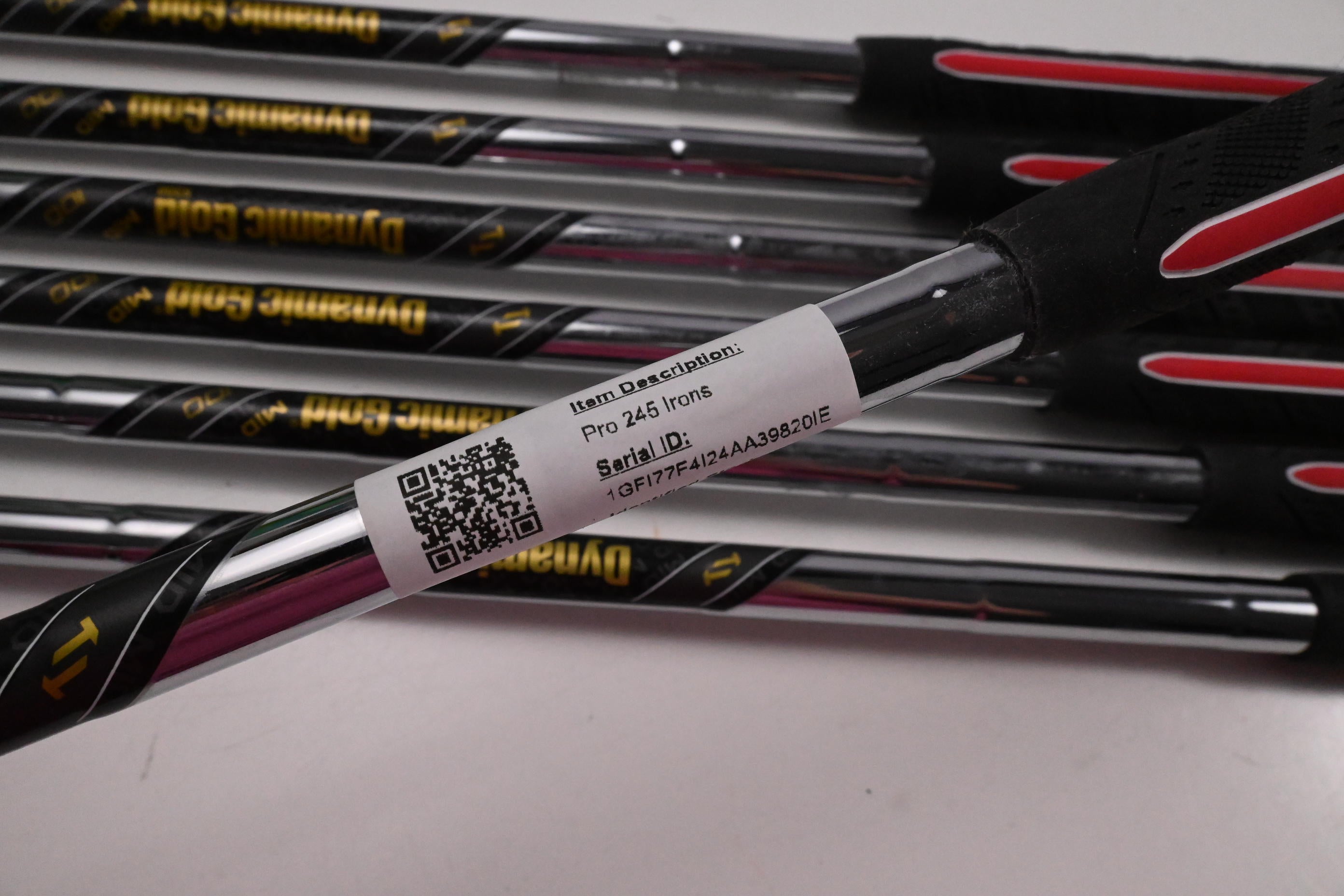 Mizuno Pro 245 Irons / 4-PW / Regular Flex Dynamic Gold Mid 100 R300 Shafts