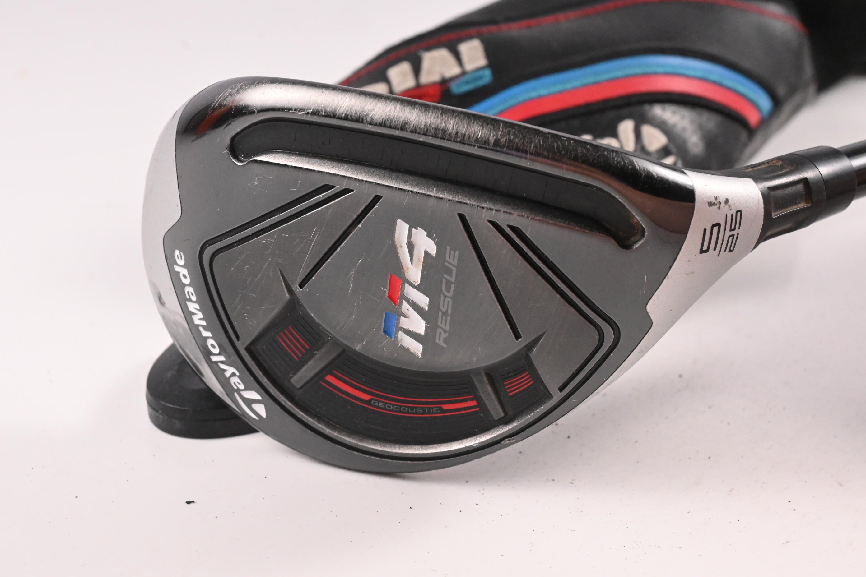 Taylormade M4 #5 Hybrid / 25 Degree / Stiff Flex Fujikura Atmos Red 7 Shaft