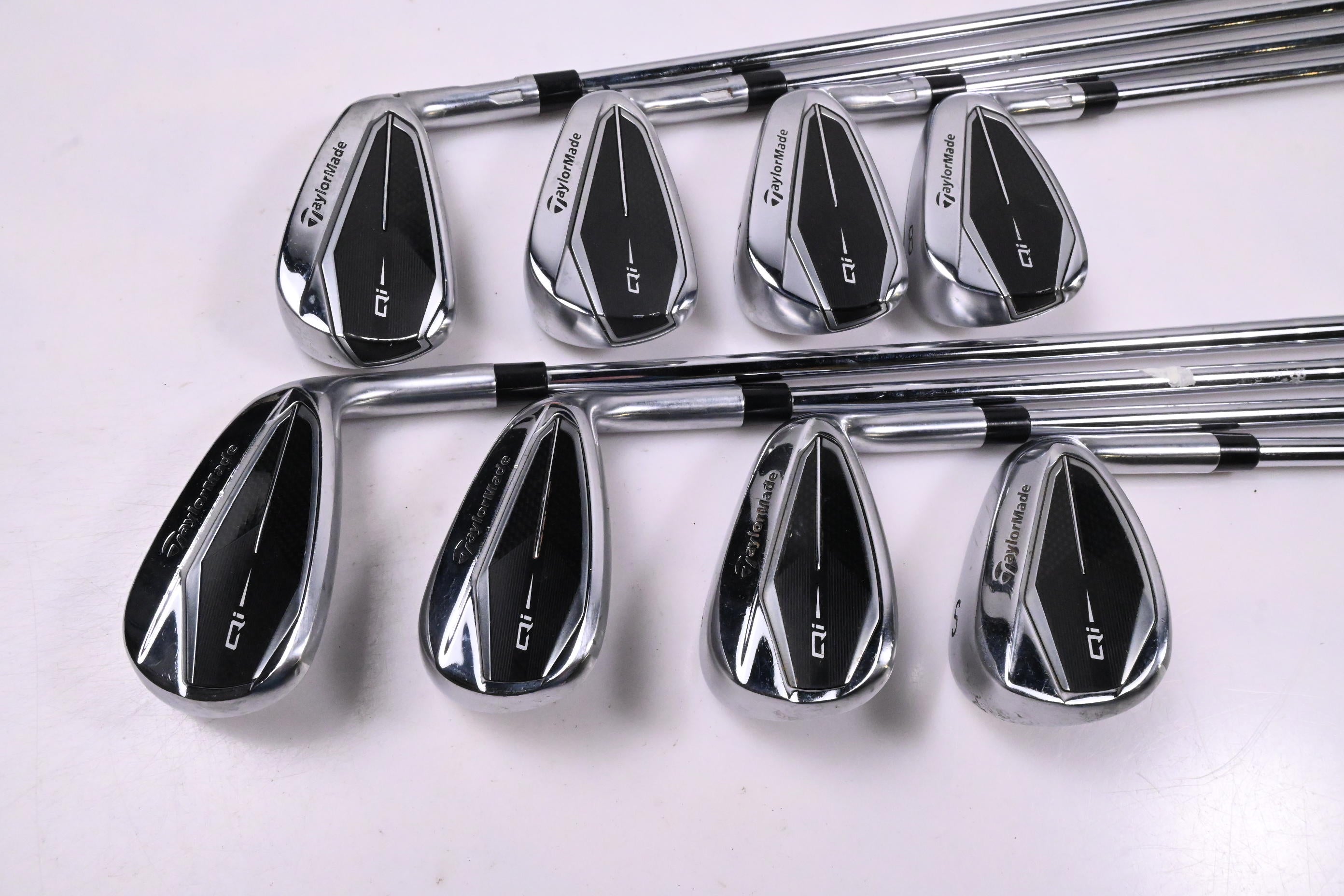 Taylormade Qi Irons / 5-PW+GW+SW / Regular Flex KBS MAX MT 85 Shafts
