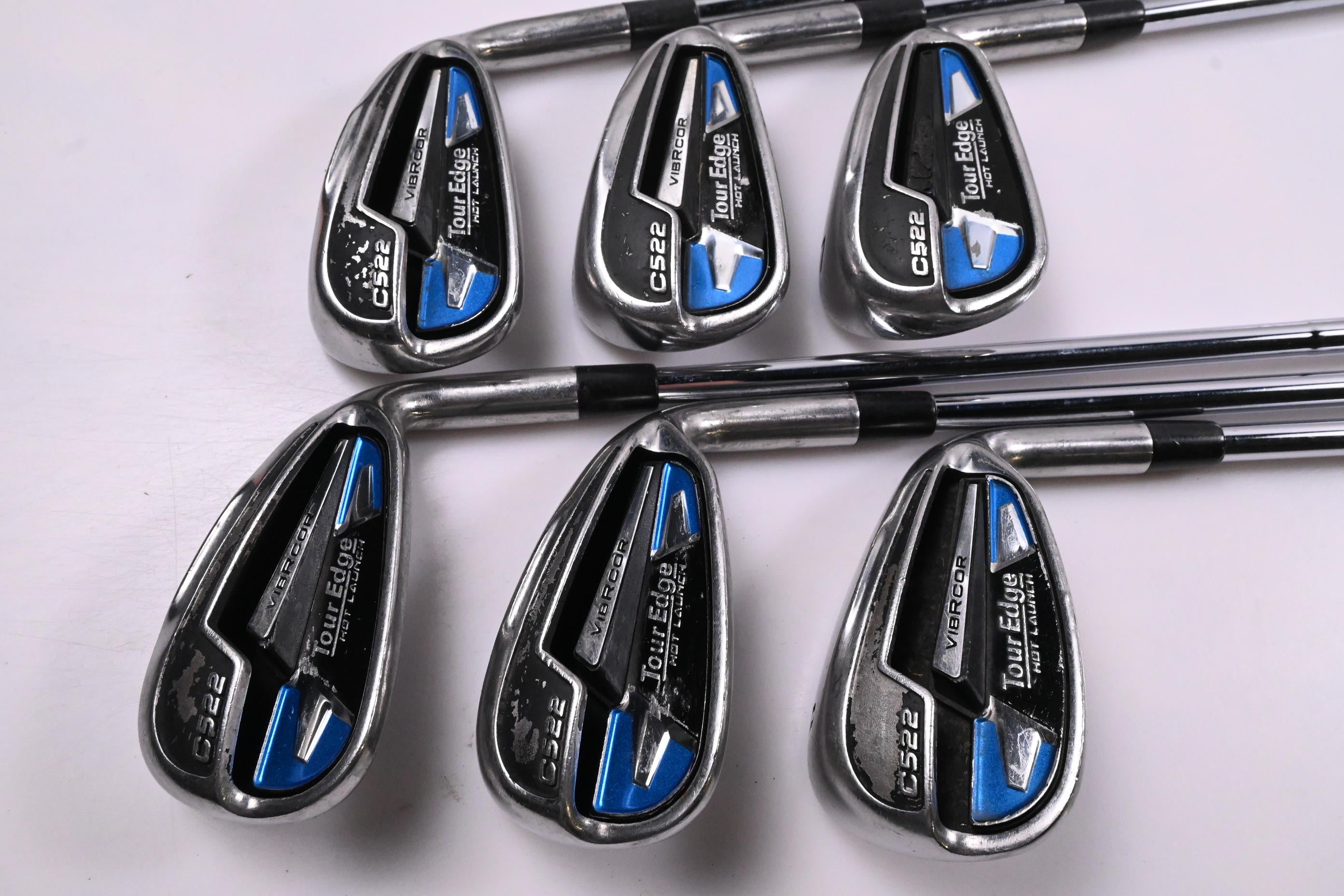 Tour Edge Hot Launch C522 Irons / 5-PW / Stiff Flex KBS MAX 80 Shafts