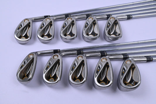 Taylormade R7 Draw Irons / 3-PW+GW+SW / Regular Flex Taylormade T-Step 90 Shafts