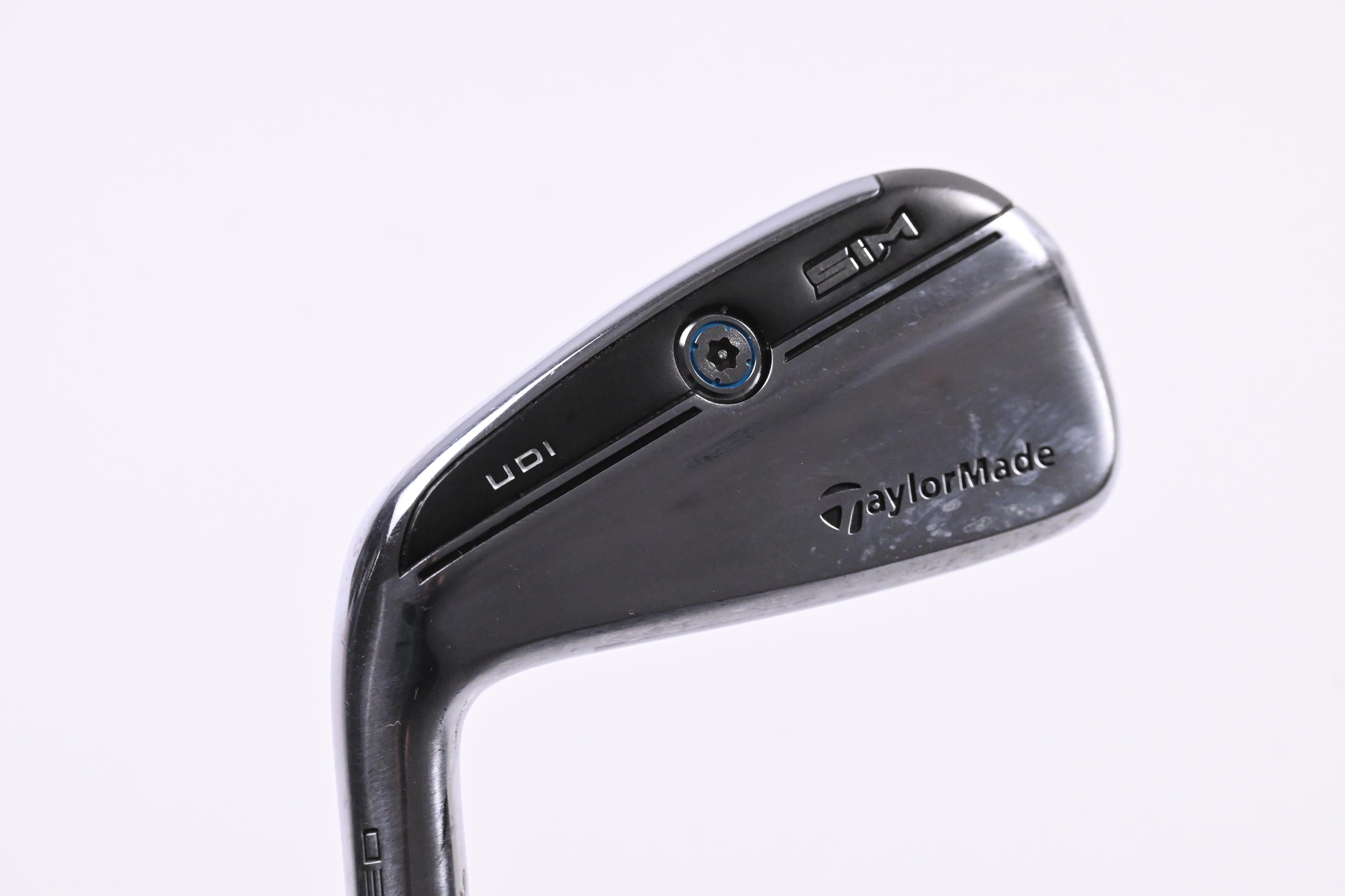 Left Hand Taylormade SIM UDI #2 Iron / Stiff Flex Diamana Thump 90 Shaft