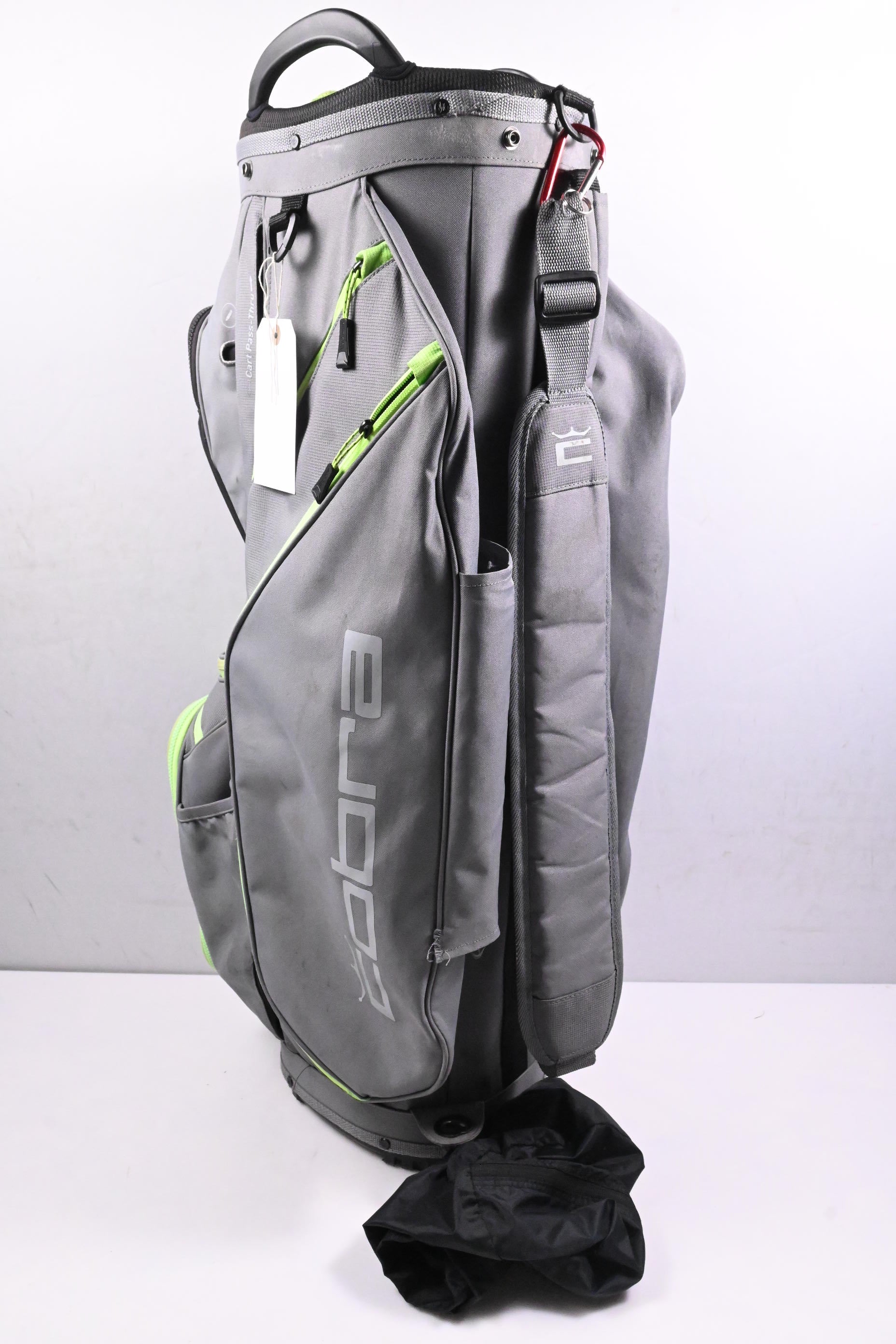 Cobra Ultralight Pro Cart Bag / 14-Way Divider / Grey, Green